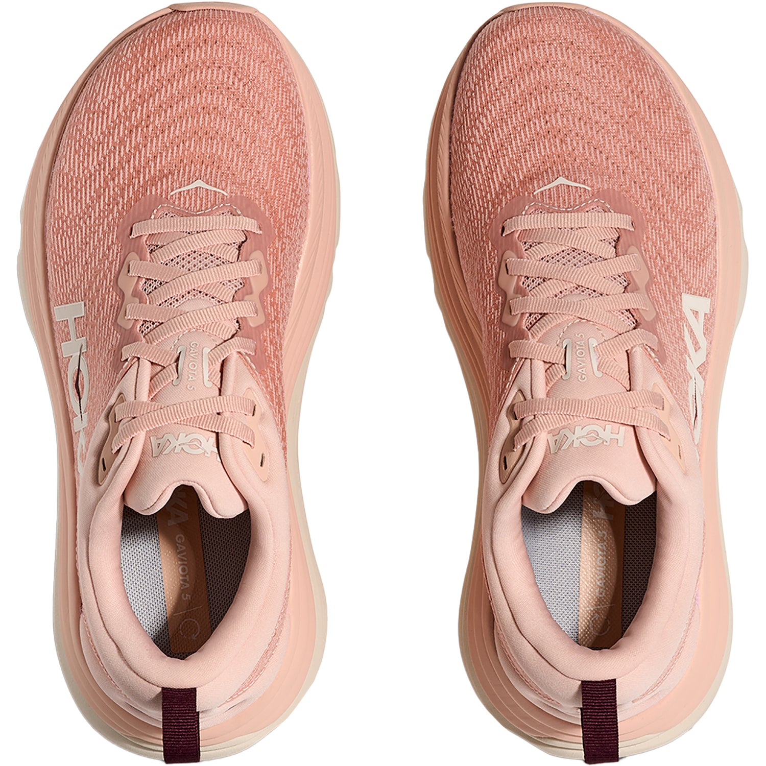 Womens Hoka one one Women's Hoka Gaviota 5 Rose Latte/Rose Cream (Stability Support) Rose Latte/Rose Cream
