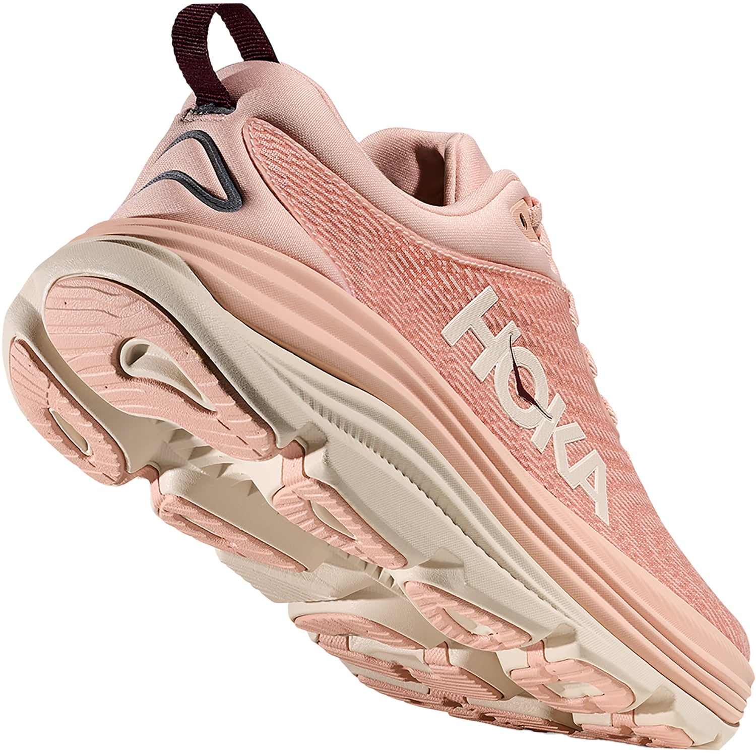 Womens Hoka one one Women's Hoka Gaviota 5 Rose Latte/Rose Cream (Stability Support) Rose Latte/Rose Cream