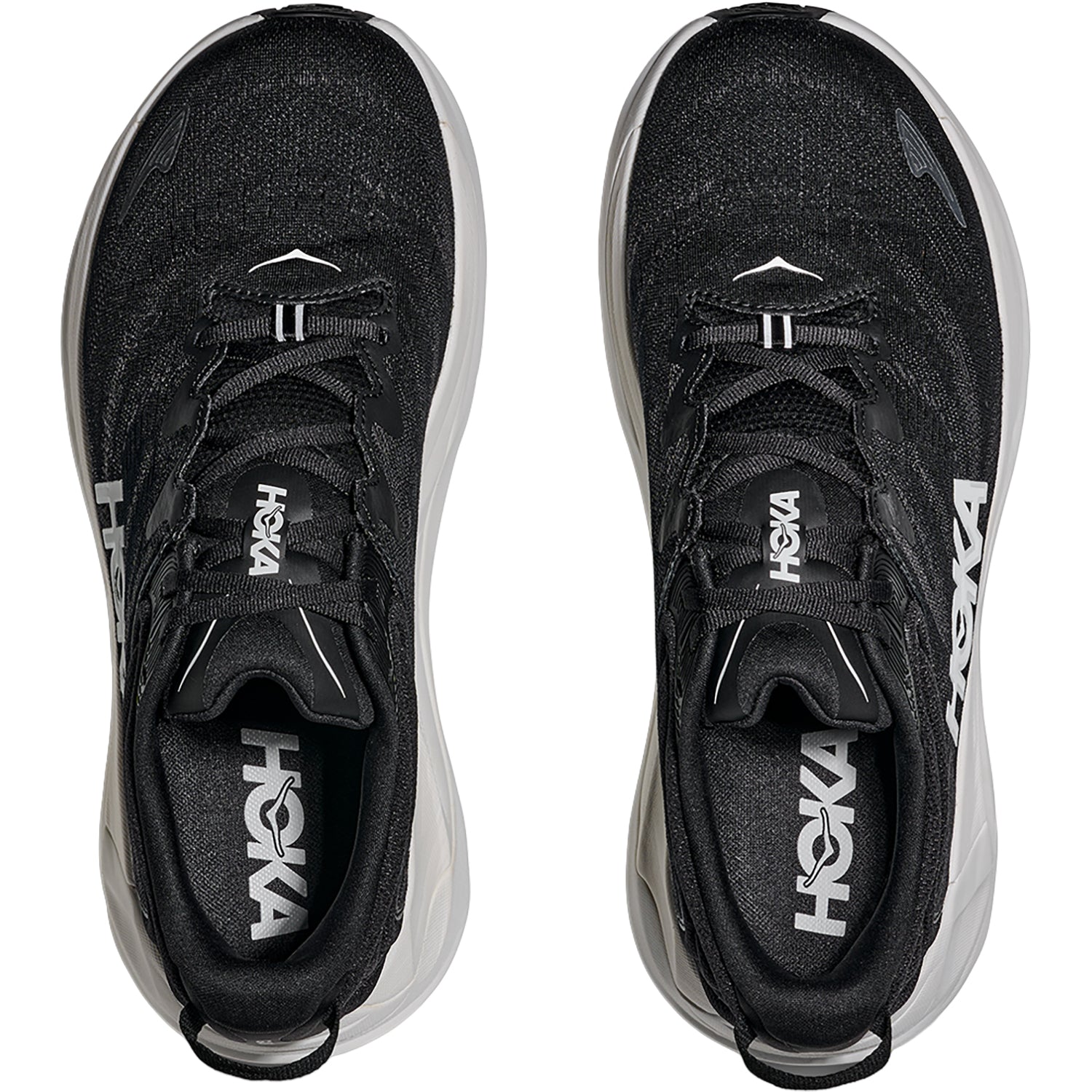 Mens Hoka one one Hoka Gaviota 6 (Stability Support) Men's Athletic Shoes Black/White Black/White