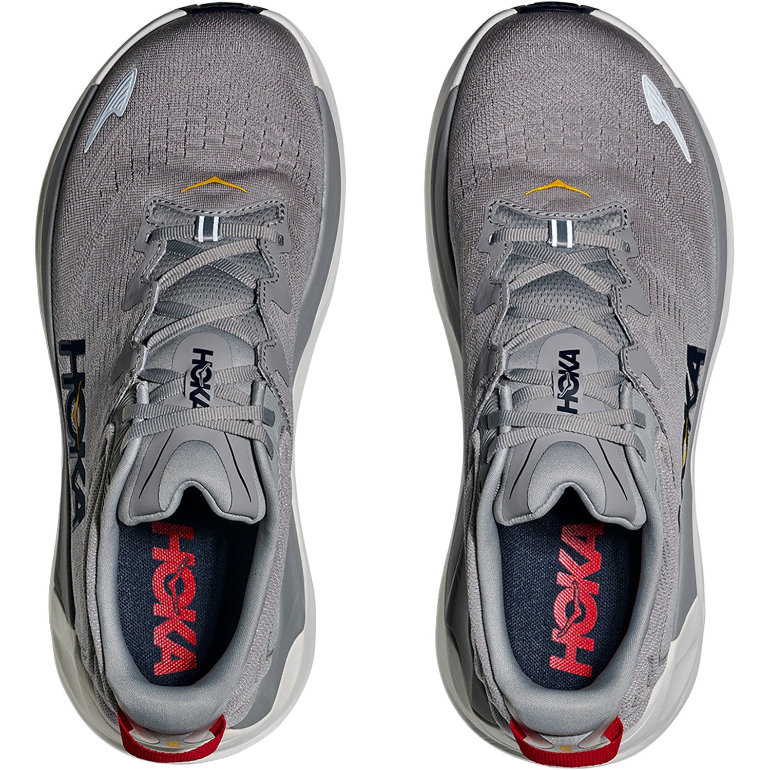 Mens Hoka one one Hoka Gaviota 6 Men's Athletic Shoes Stellar Grey/Stardust (Stability Support) Stellar Grey/Stardust