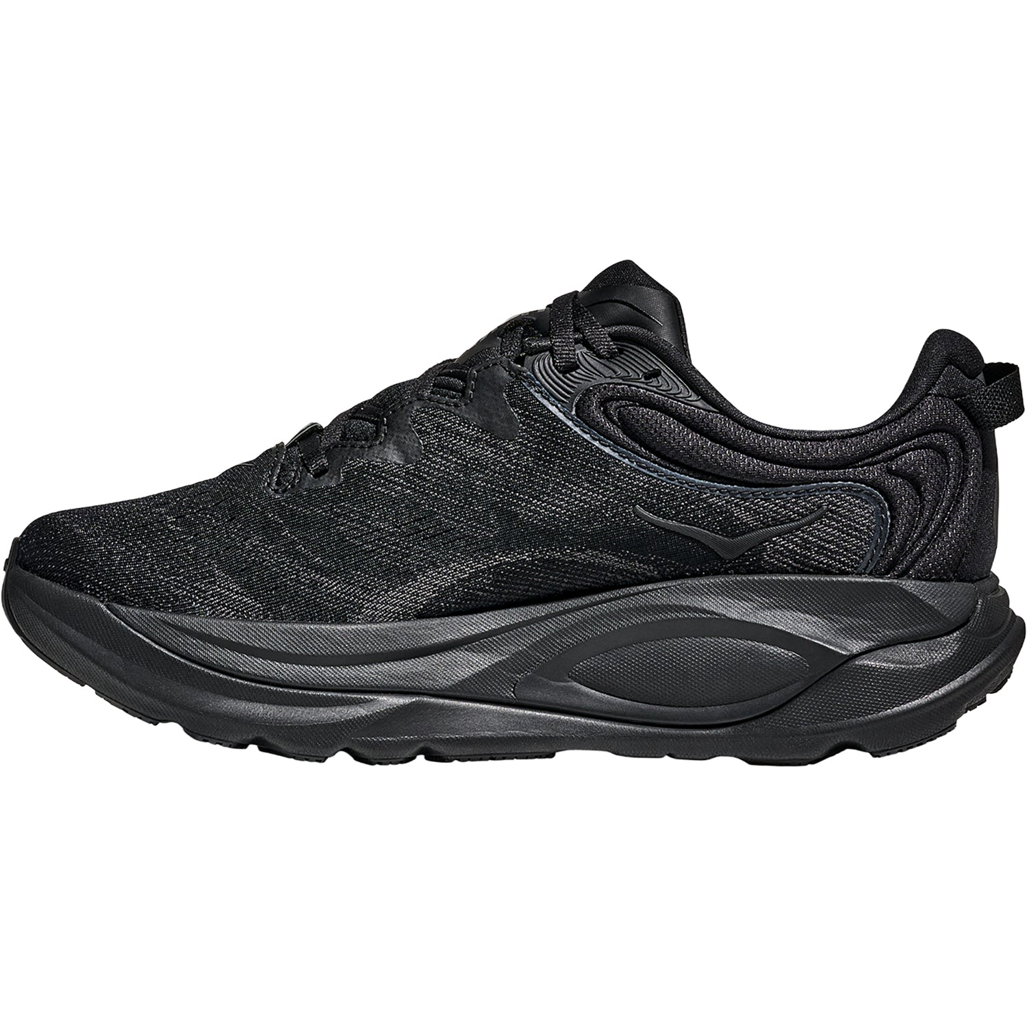 Womens Hoka one one Hoka Gaviota 6 (Stability Support) Women's Athletic Shoes Black/Black Black/Black