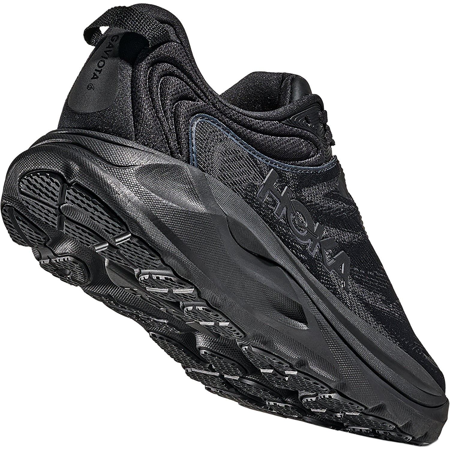 Womens Hoka one one Hoka Gaviota 6 (Stability Support) Women's Athletic Shoes Black/Black Black/Black