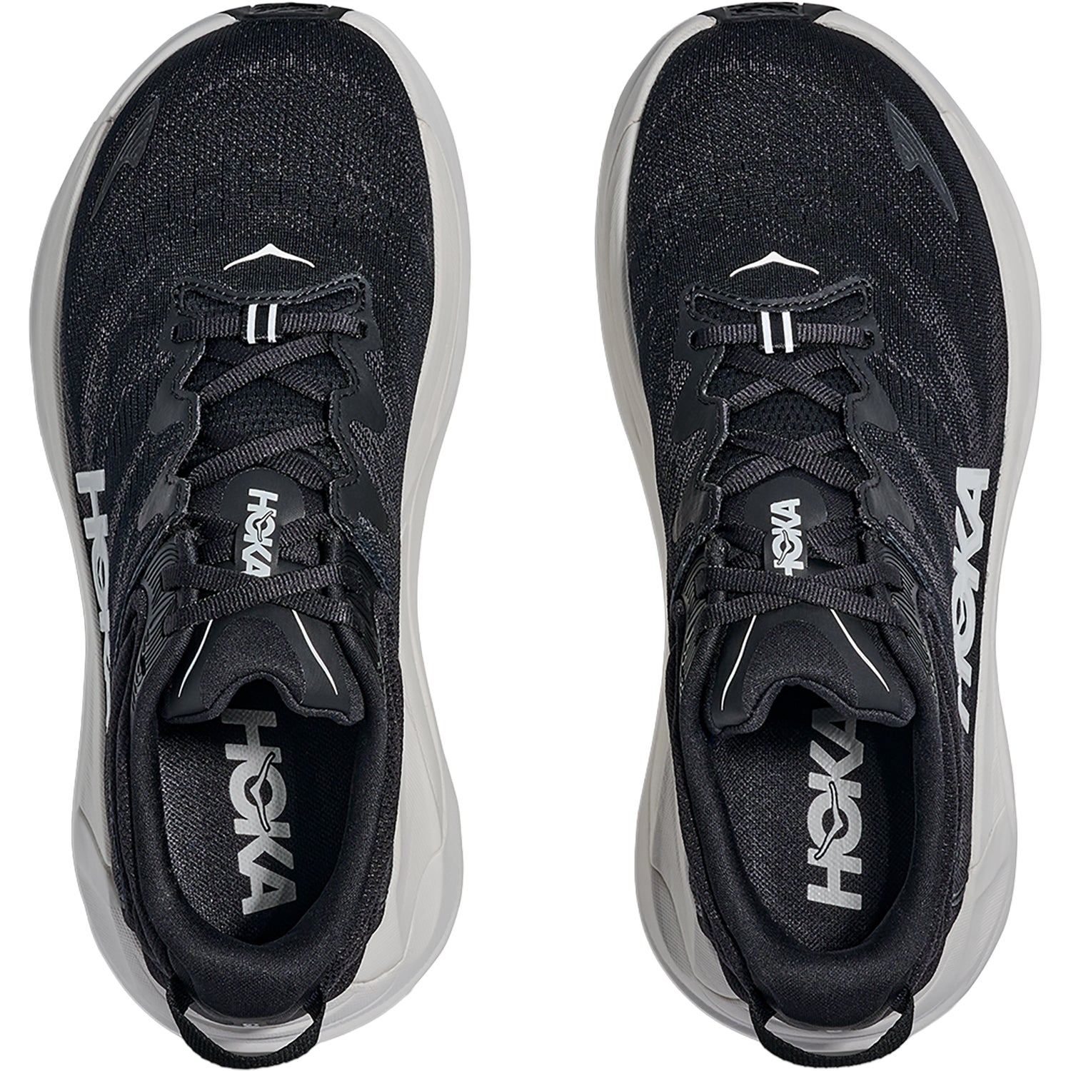Womens Hoka one one Hoka Gaviota 6 (Stability Support) Women's Athletic Shoes Black/White Black/White