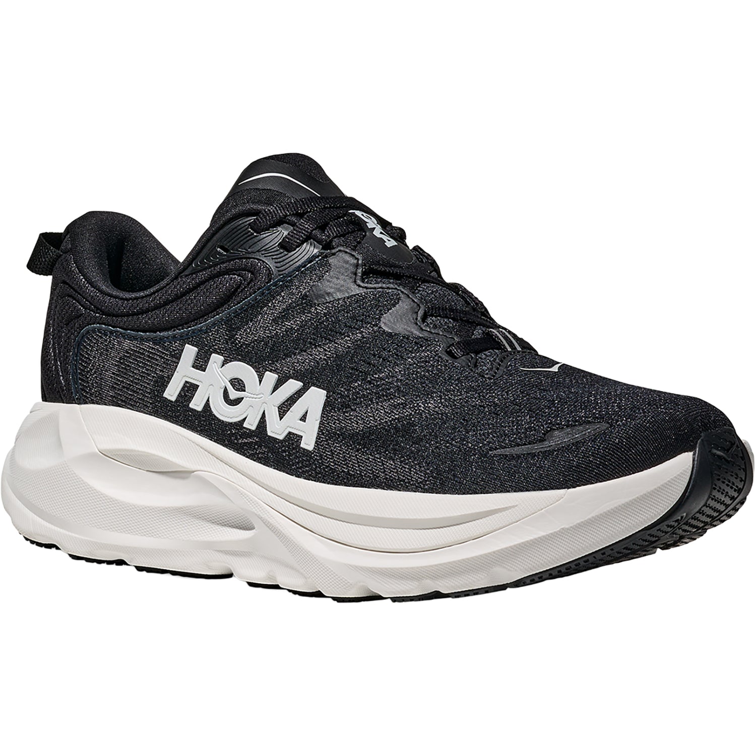Womens Hoka one one Hoka Gaviota 6 (Stability Support) Women's Athletic Shoes Black/White Black/White