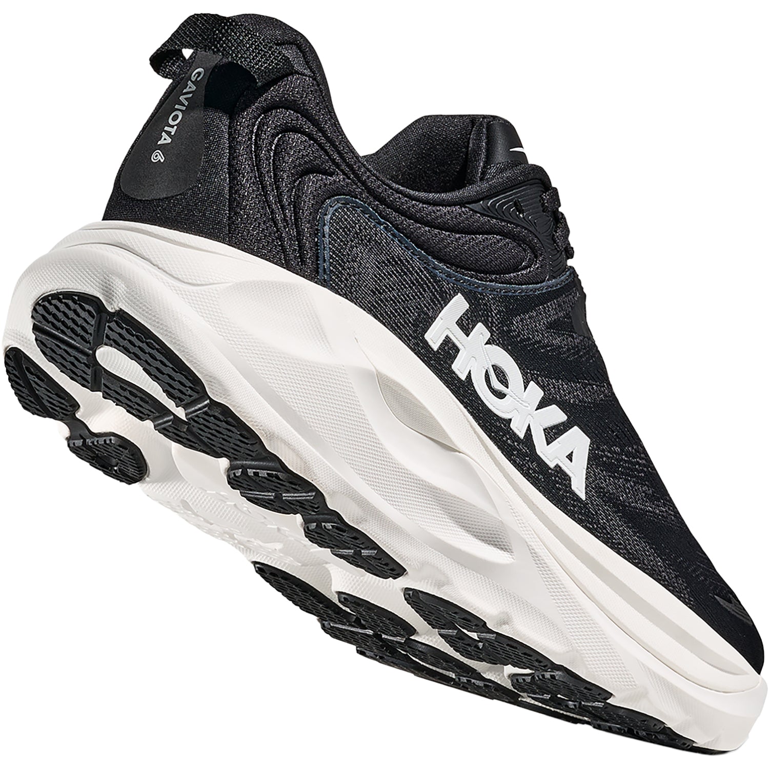 Womens Hoka one one Hoka Gaviota 6 (Stability Support) Women's Athletic Shoes Black/White Black/White