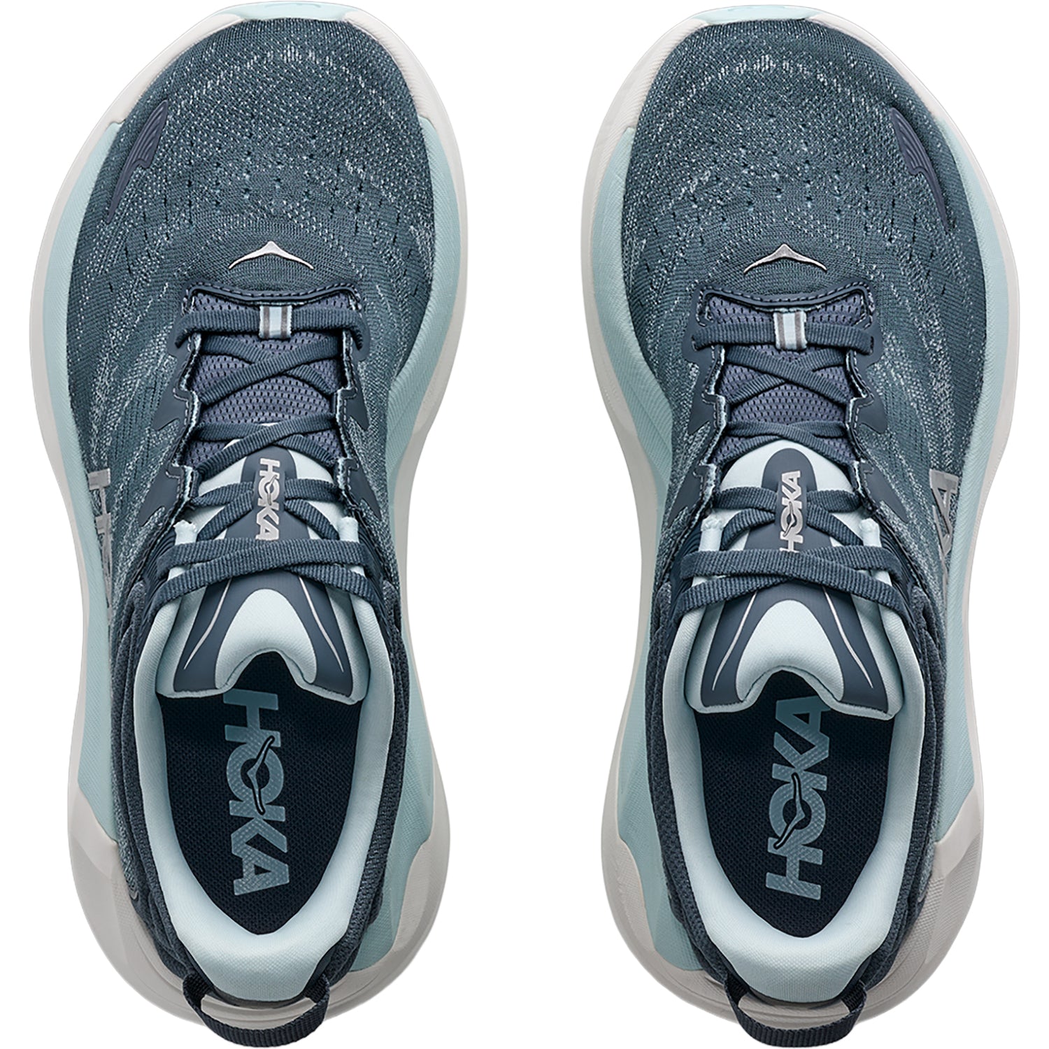 Womens Hoka one one Hoka Gaviota 6 Women's Athletic Shoes Faded Navy/Glimmering Blue (Stability Support) Faded Navy/Glimmering Blue