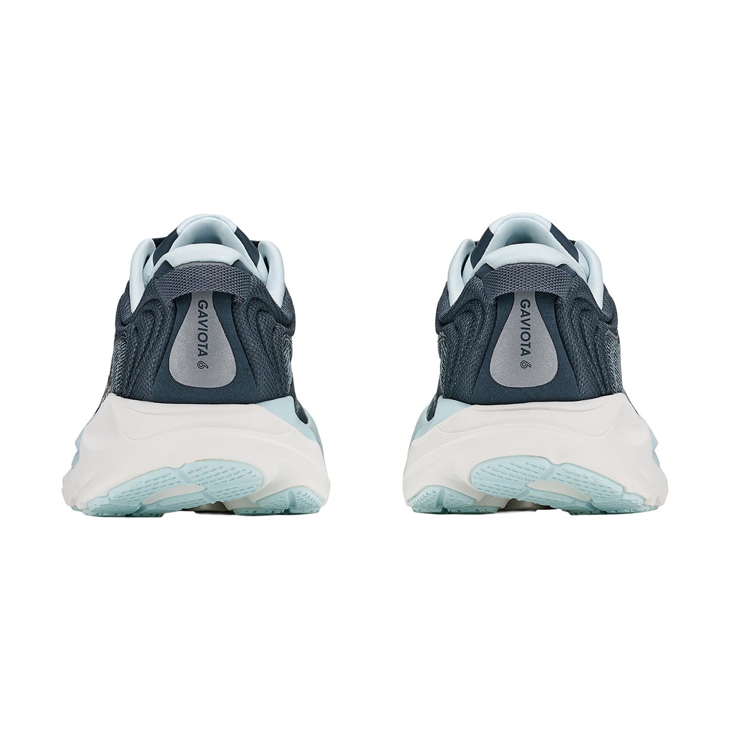 Womens Hoka one one Hoka Gaviota 6 Women's Athletic Shoes Faded Navy/Glimmering Blue (Stability Support) Faded Navy/Glimmering Blue