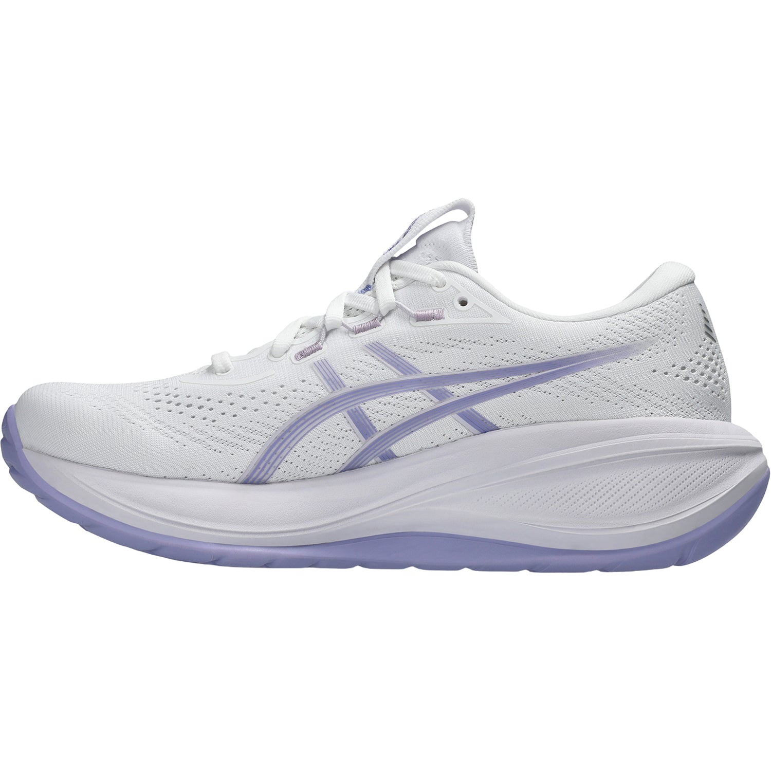 Womens Asics ASICS Gel-Cumulus 28 Women's Athletic Shoes White/Bluebell (Neutral Support) White/Bluebell