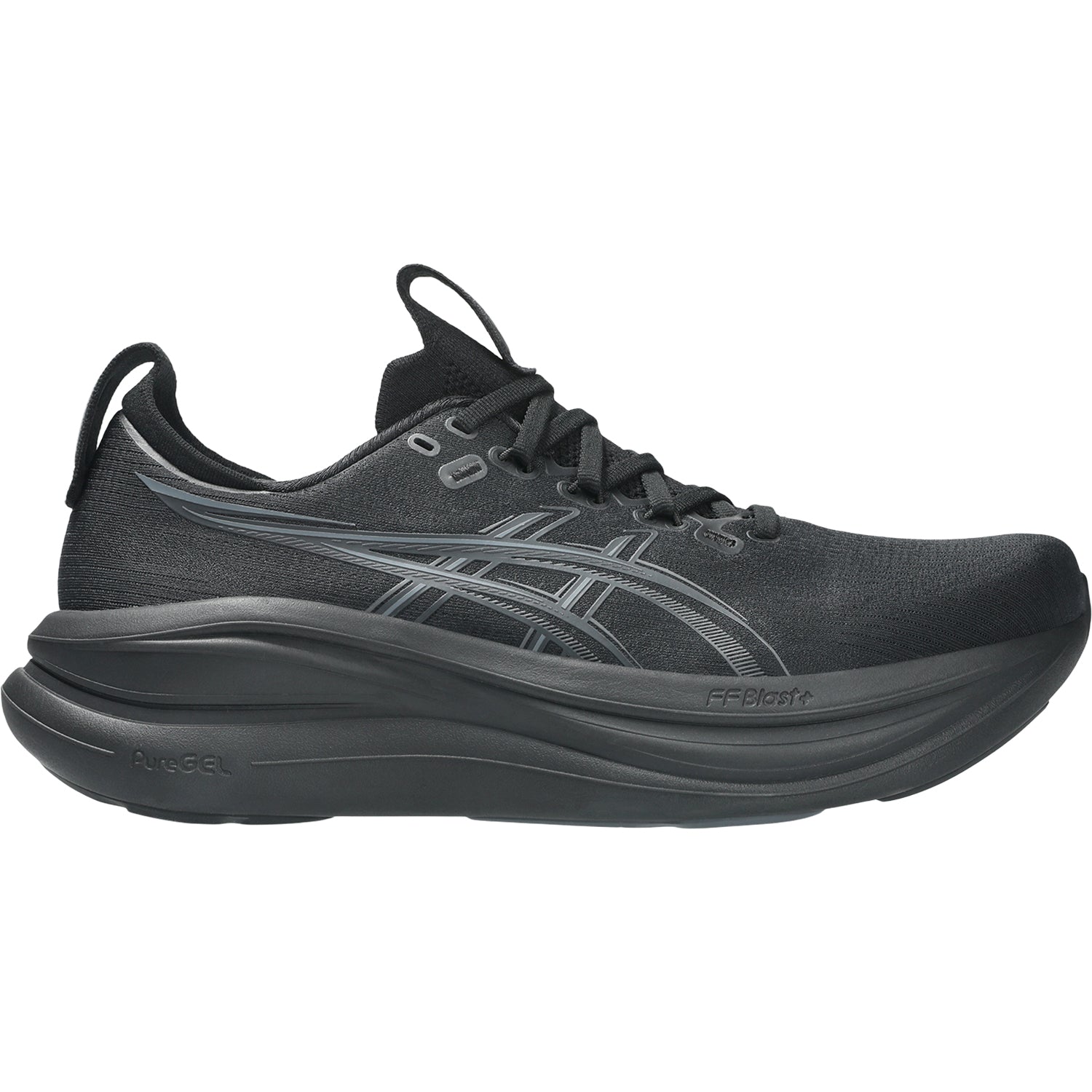 Mens Asics ASICS Gel-Nimbus 28 Men's Athletic Shoes Black/Graphite Grey (Neutral Support) Black/Graphite Grey