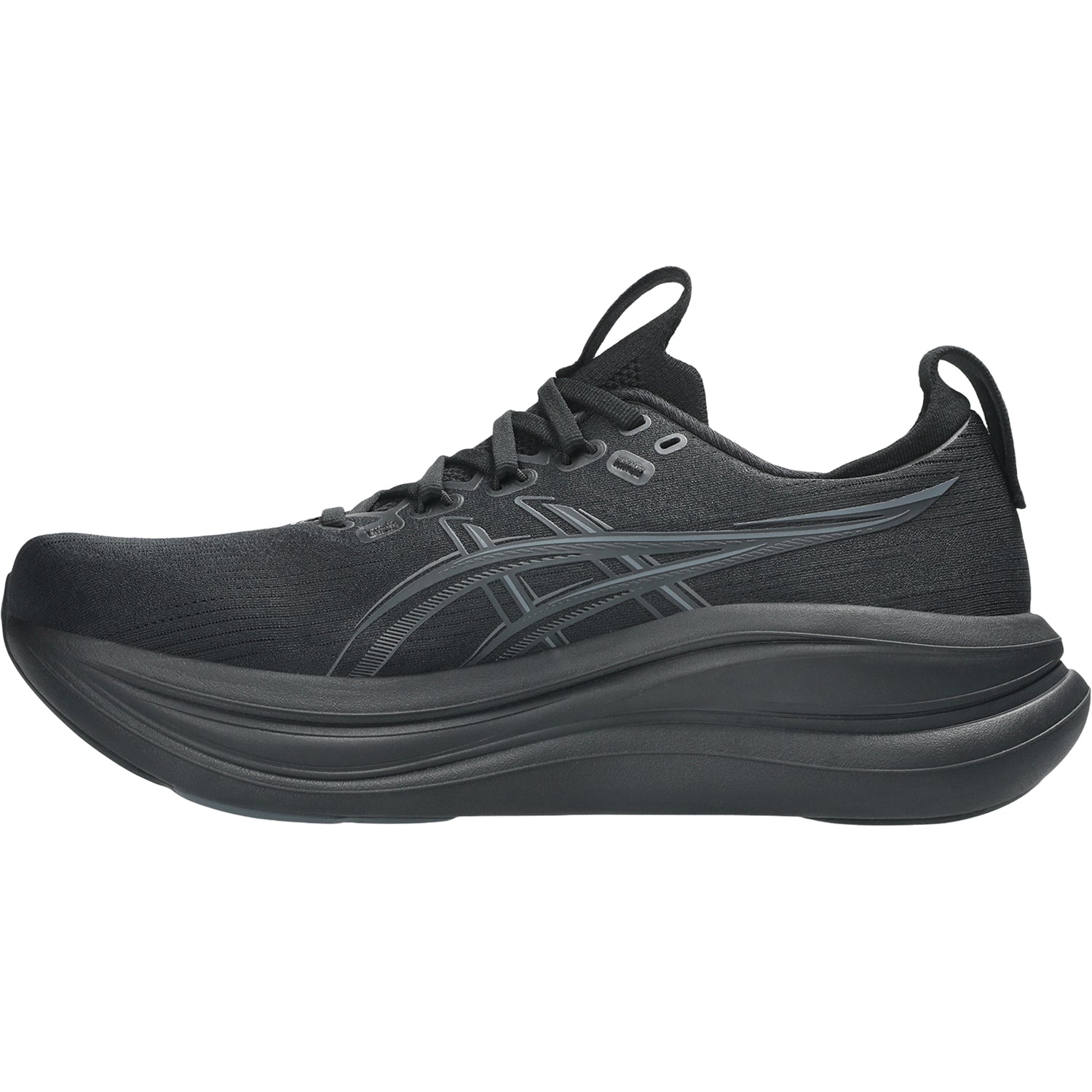 Mens Asics ASICS Gel-Nimbus 28 Men's Athletic Shoes Black/Graphite Grey (Neutral Support) Black/Graphite Grey