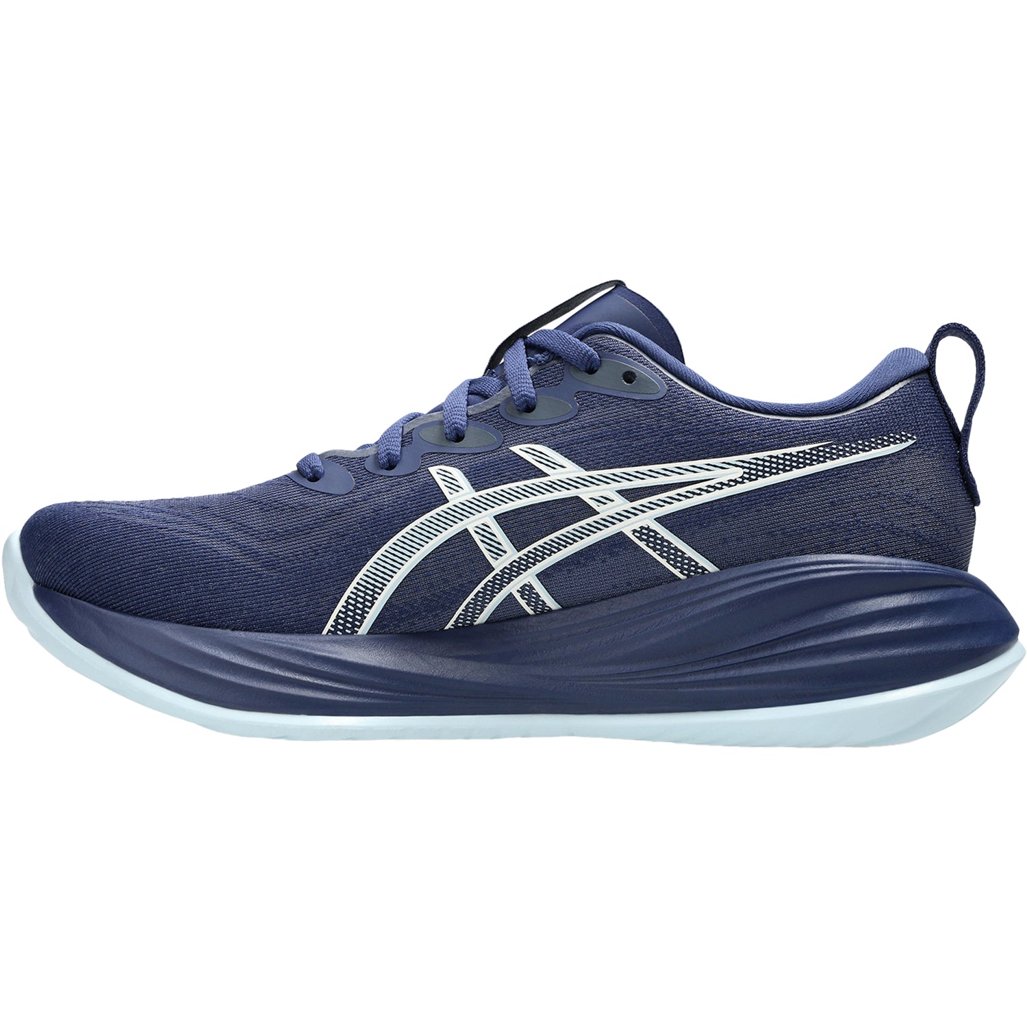 Womens Asics ASICS Gel-Cumulus 27 (Neutral Support) Women's Athletic Shoes Indigo Blue/Cool Grey Indigo Blue/Cool Grey