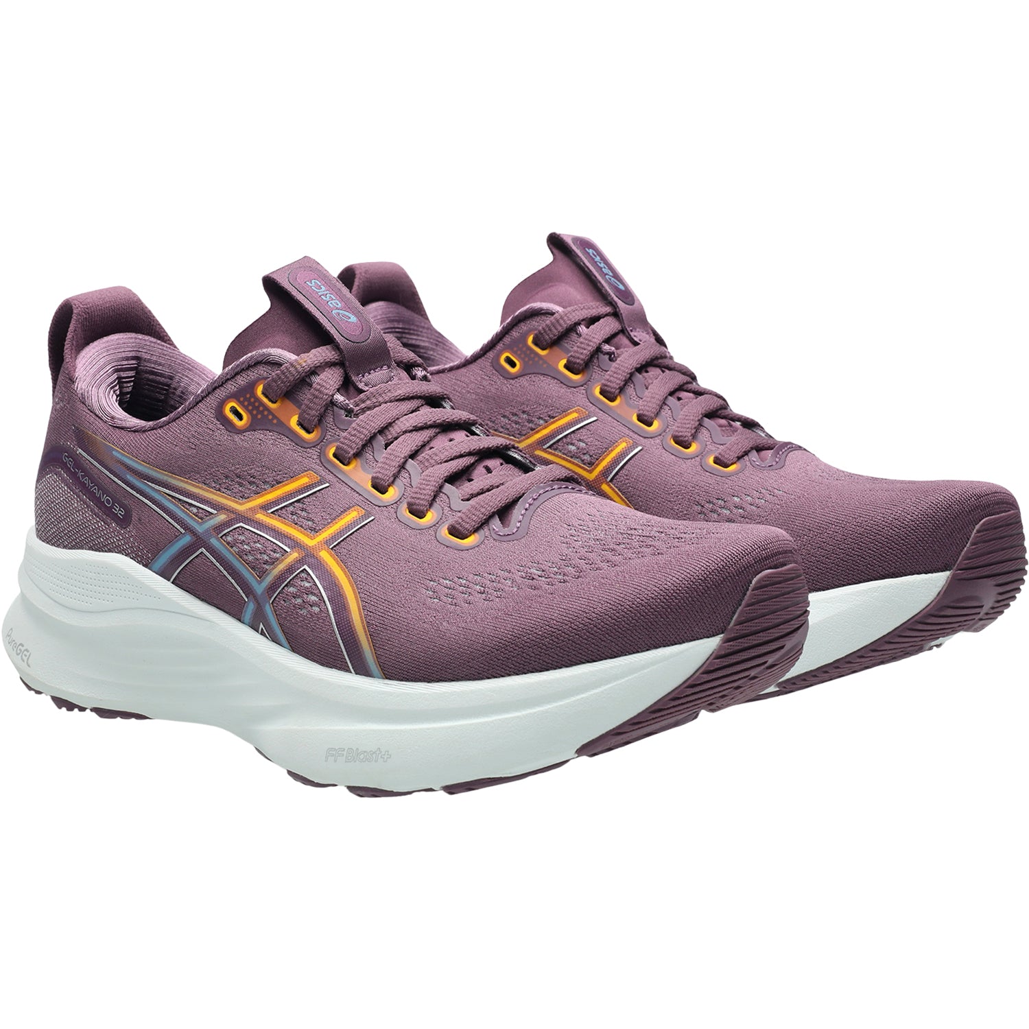 Womens Asics ASICS Gel-Kayano 32 Women's Athletic Shoes Velvet Purple/Saba Blue (Stability Support) Velvet Purple/Saba Blue