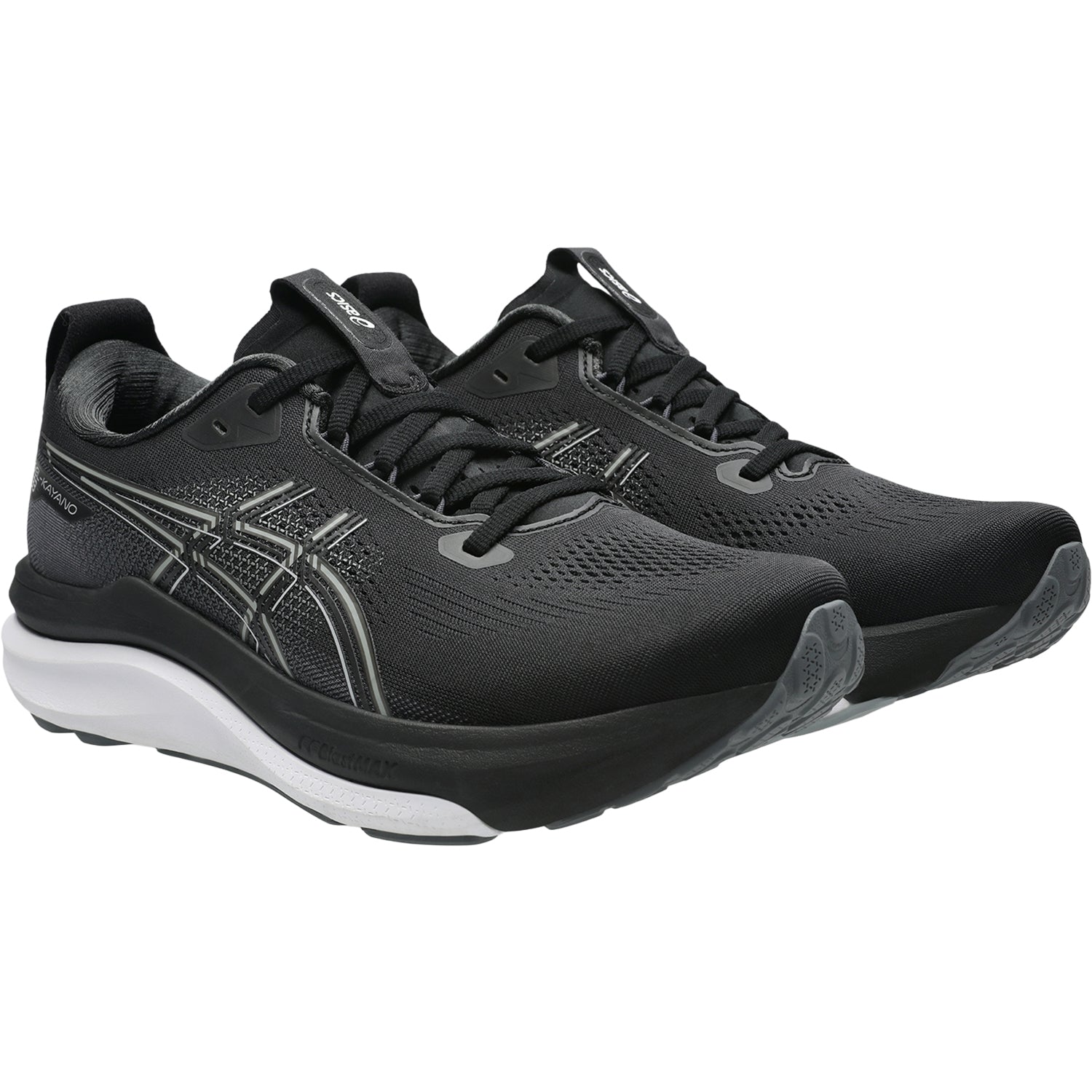 Mens Asics ASICS Gel-Kayano 33 Men's Athletic Shoes Black/White (Stability Support) Black/White