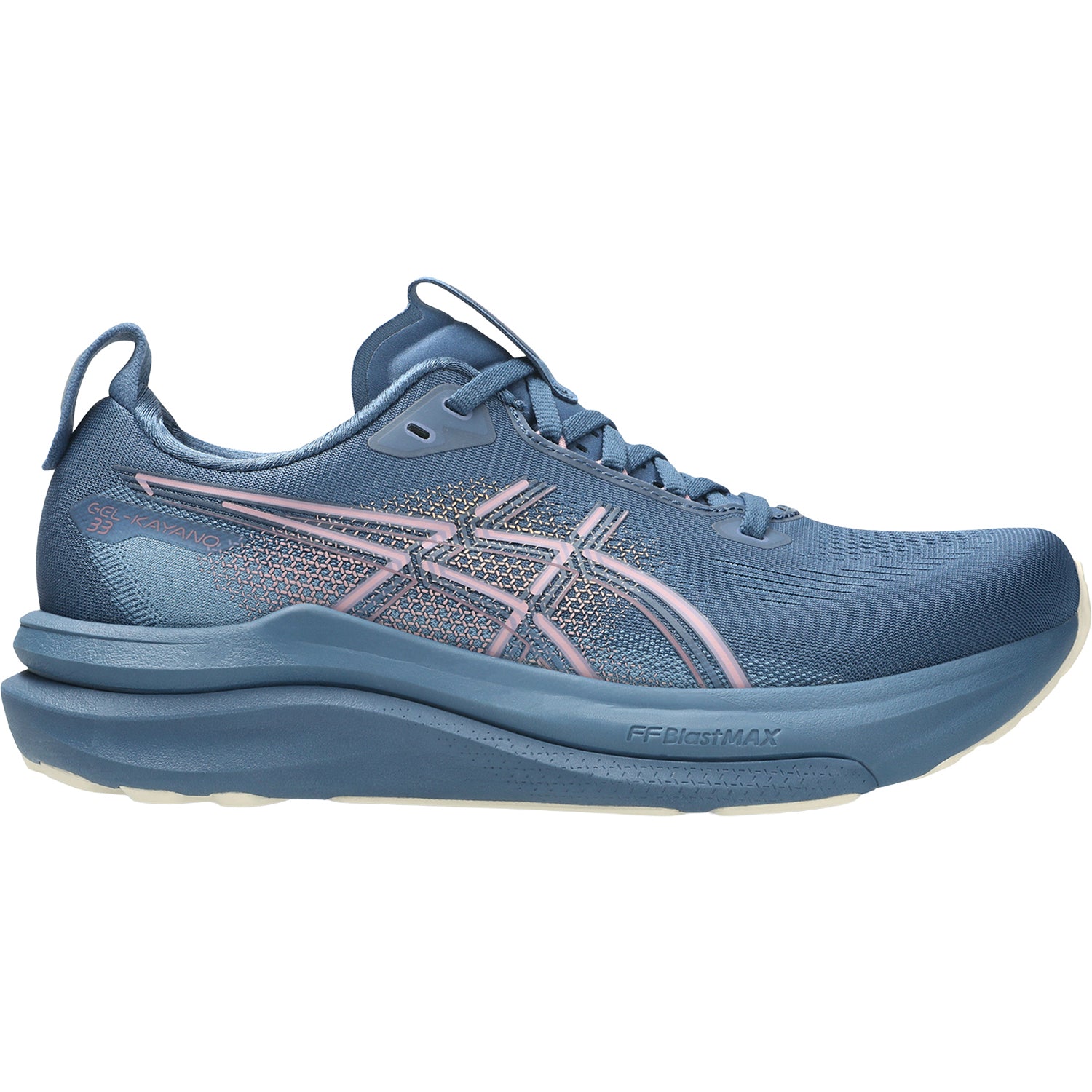 Womens Asics ASICS Gel-Kayano 33 Women's Athletic Shoes Grand Shark/Taro Purple (Stability Support) Grand Shark/Taro Purple