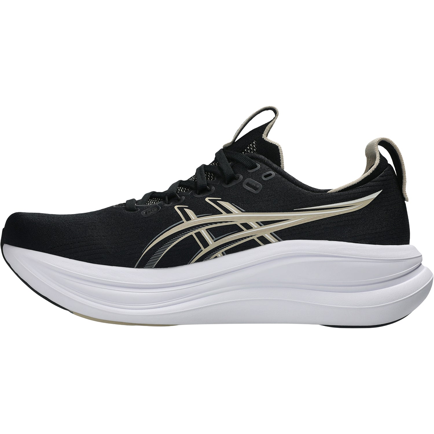 Mens Asics ASICS Gel-Nimbus 28 (Neutral Support) Men's Athletic Shoes Black/Feather Grey Black/Feather Grey