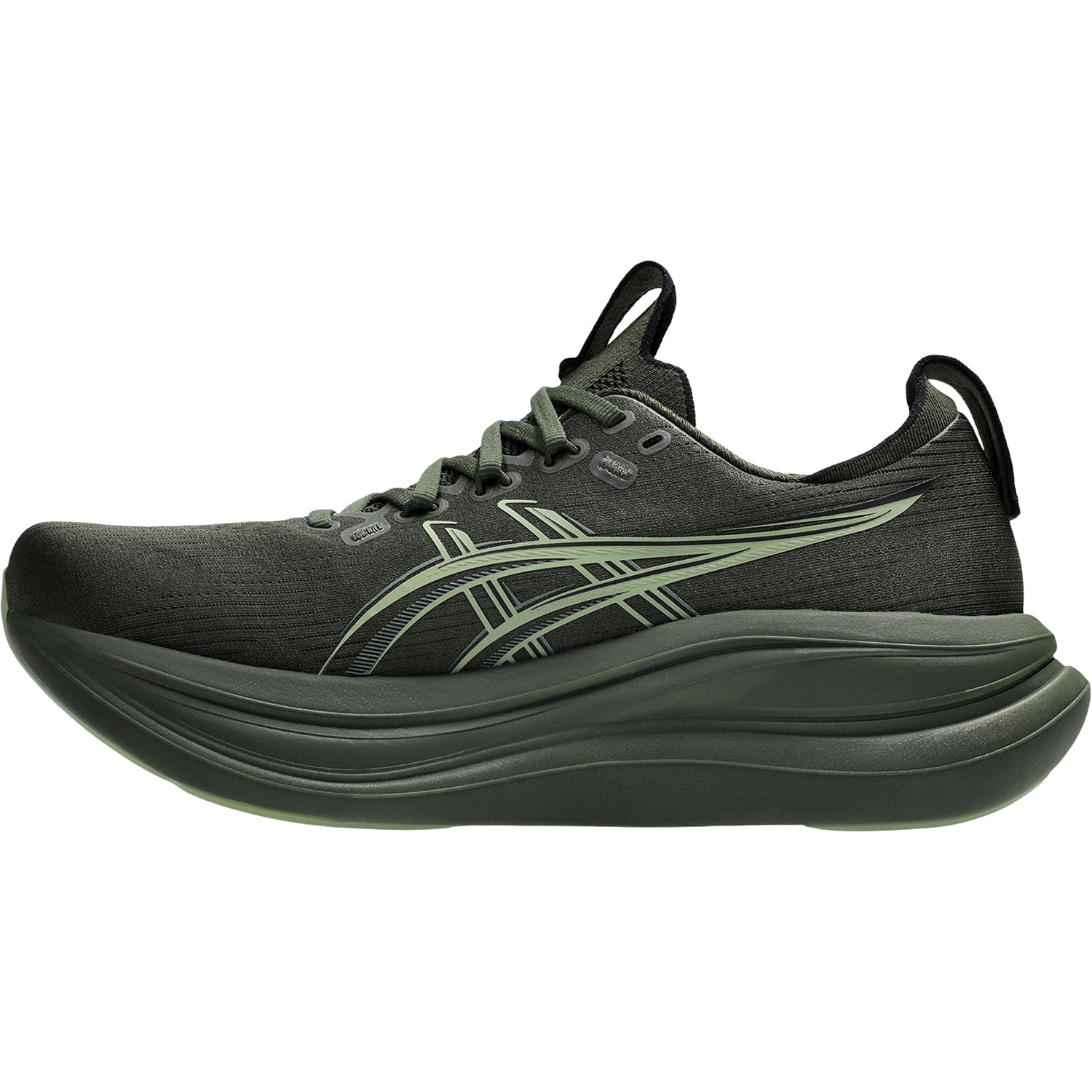 Mens Asics ASICS Gel-Nimbus 28 Men's Athletic Shoes Vintage Khaki/Khaki Green (Neutral Support) Vintage Khaki/Khaki Green