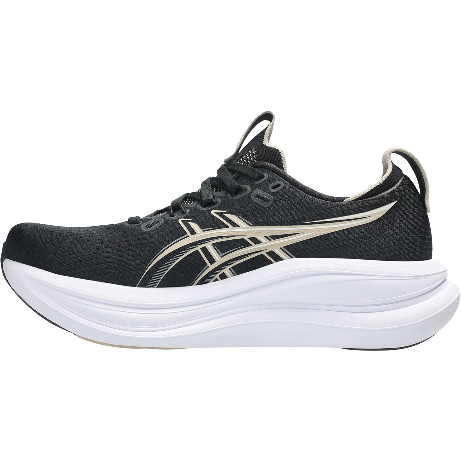 Womens Asics ASICS Gel-Nimbus 28 (Neutral Support) Women's Athletic Shoes Black/Feather Grey Black/Feather Grey