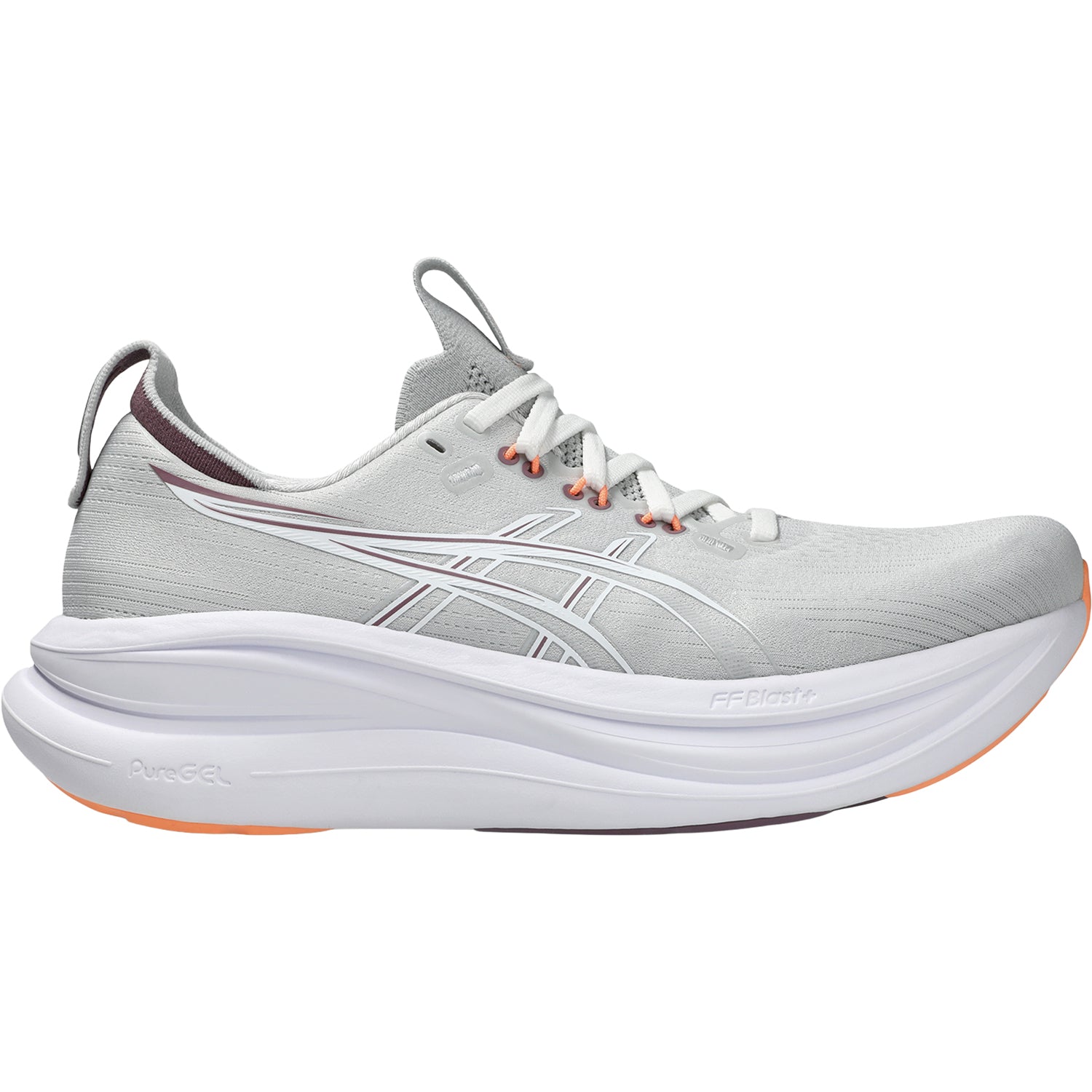 Womens Asics ASICS Gel-Nimbus 28 Women's Cloud Grey/Dusty Mauve (Neutral Support) Cloud Grey/Dusty Mauve