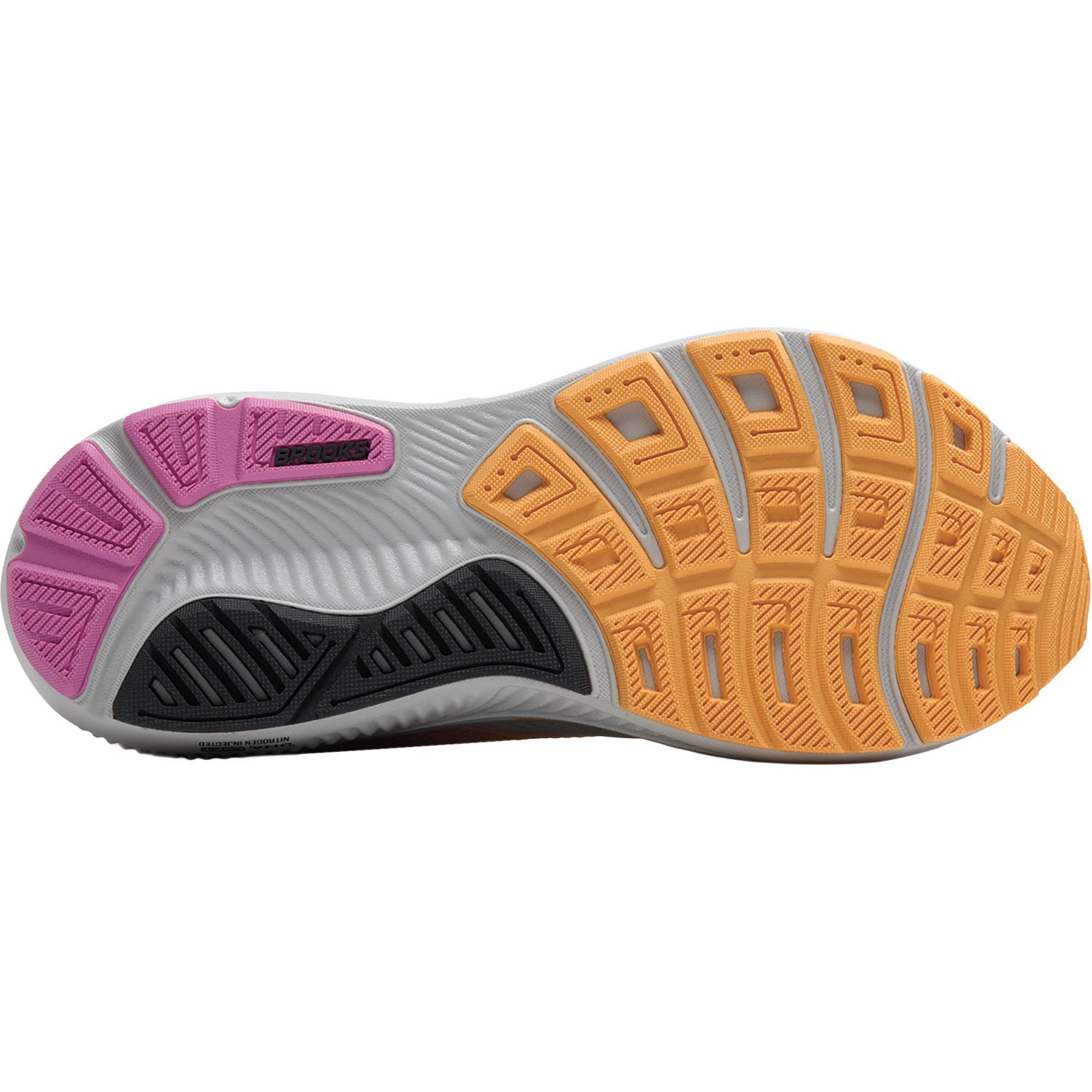 Womens Brooks Women's Brooks Ghost 17 Oyster/Apricot/Pink (Neutral Support) Oyster/Apricot/Pink