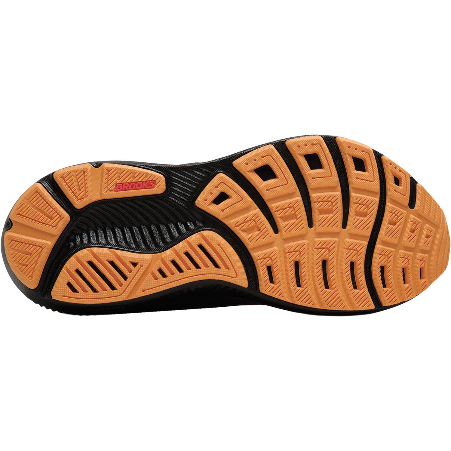 Womens Brooks Women's Brooks Ghost 17 Night Blue/Papaya (Neutral Support) Night Blue/Papaya