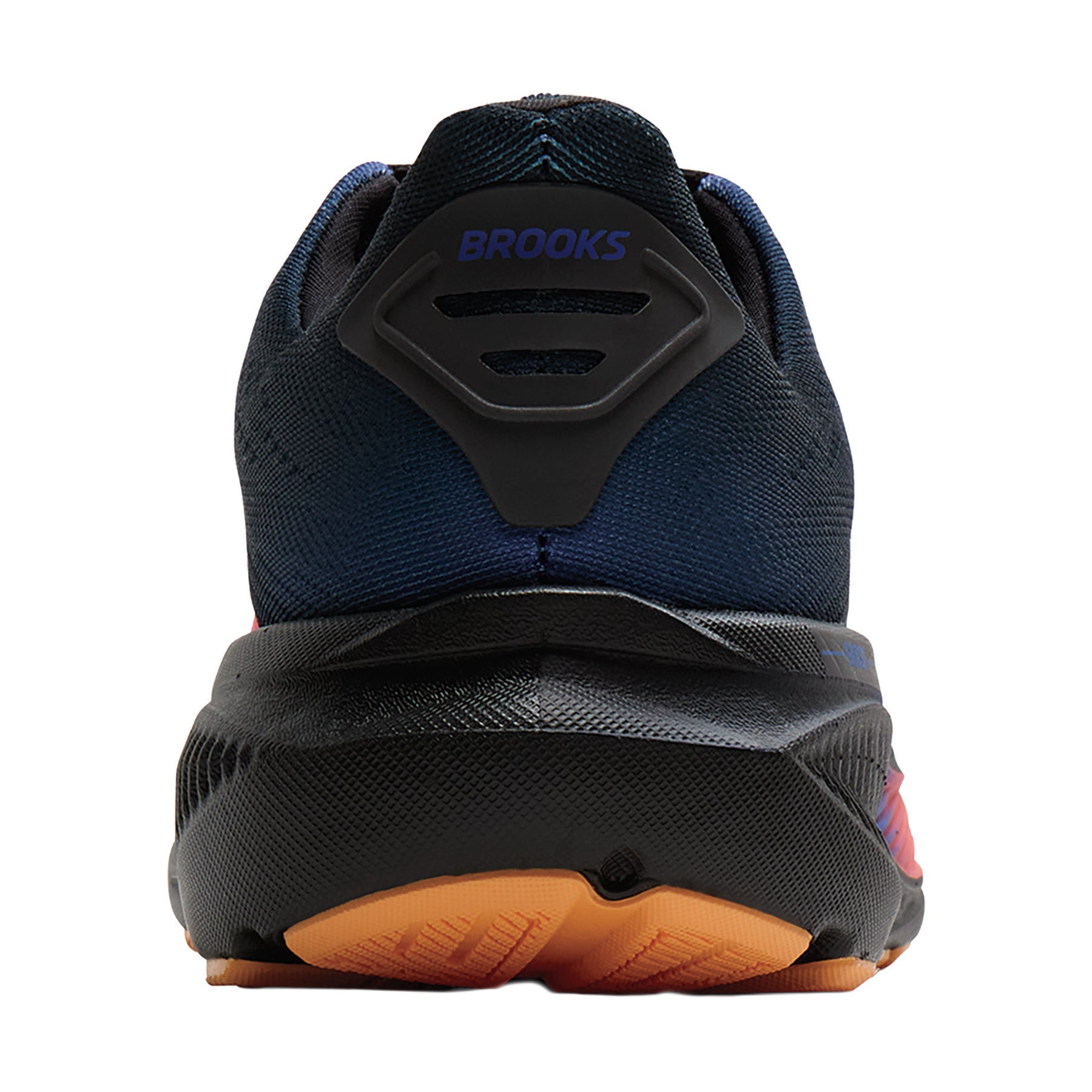 Womens Brooks Women's Brooks Ghost 17 Night Blue/Papaya (Neutral Support) Night Blue/Papaya