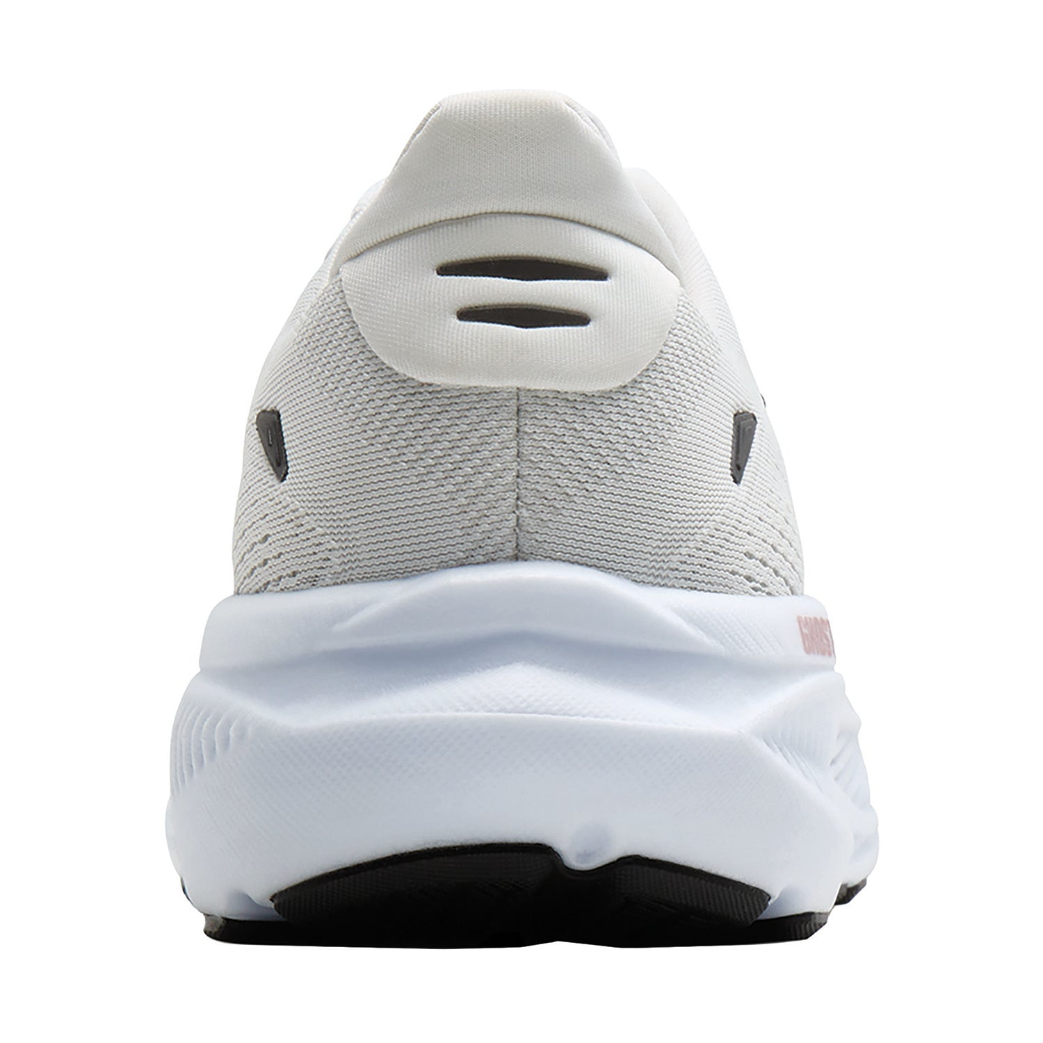 Womens Brooks Brooks Ghost 18 Women's Athletic Shoes White/Black/Rose Gold (Neutral Support) White/Black/Rose Gold