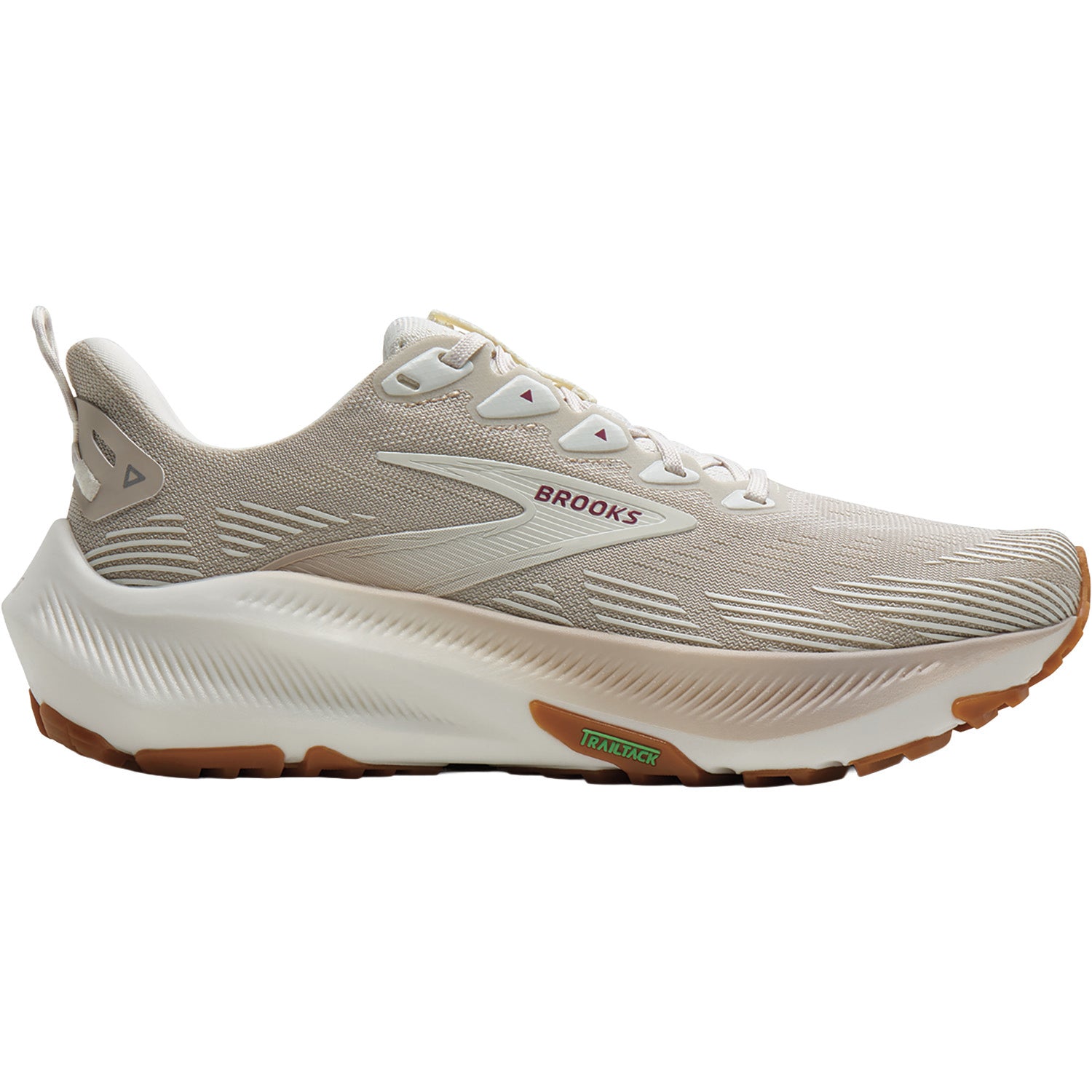 Womens Brooks Brooks Ghost Trail (Neutral Support) Women's Outdoor Trail Runnings Coconut/Chateau/Rose Coconut/Chateau/Rose