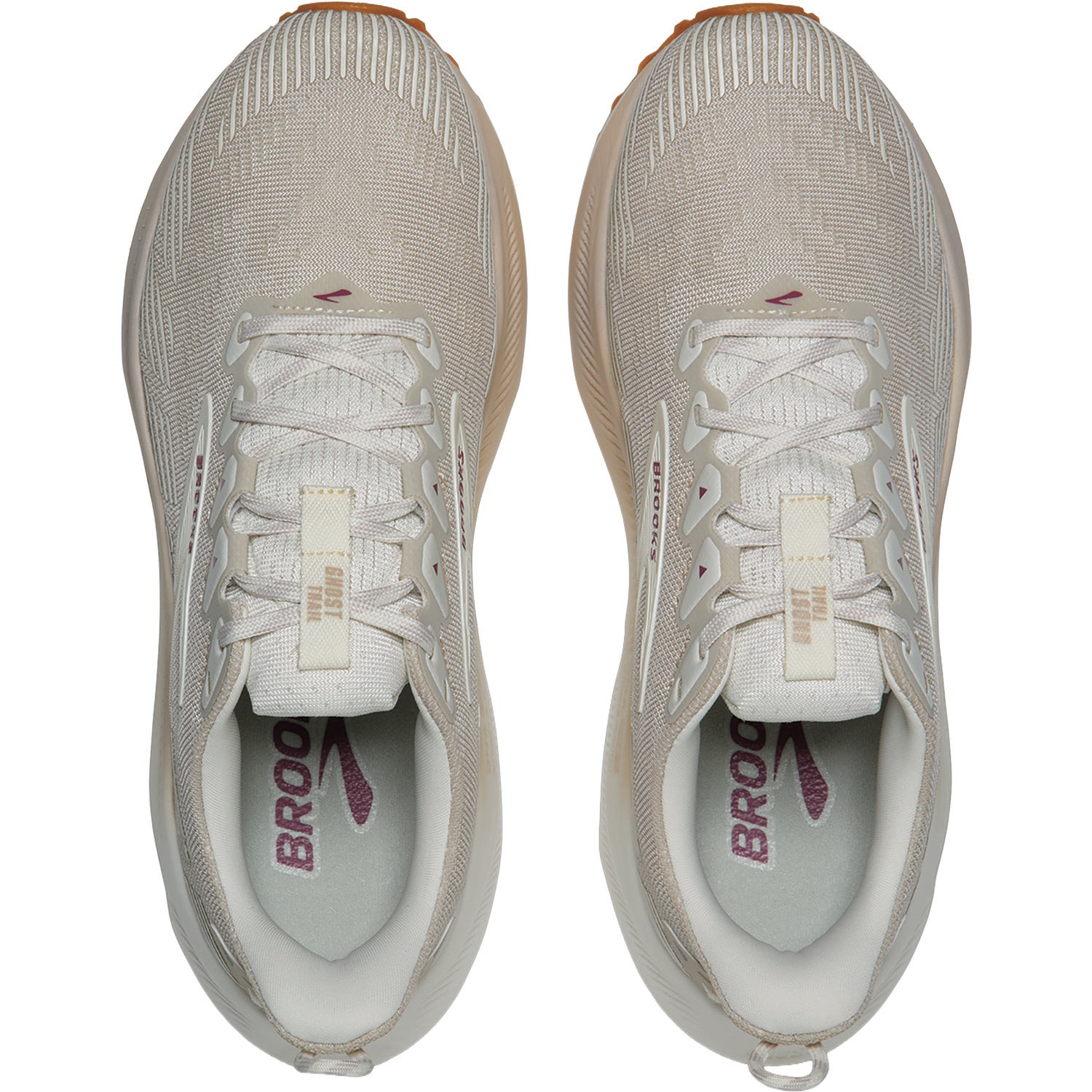 Womens Brooks Brooks Ghost Trail (Neutral Support) Women's Outdoor Trail Runnings Coconut/Chateau/Rose Coconut/Chateau/Rose