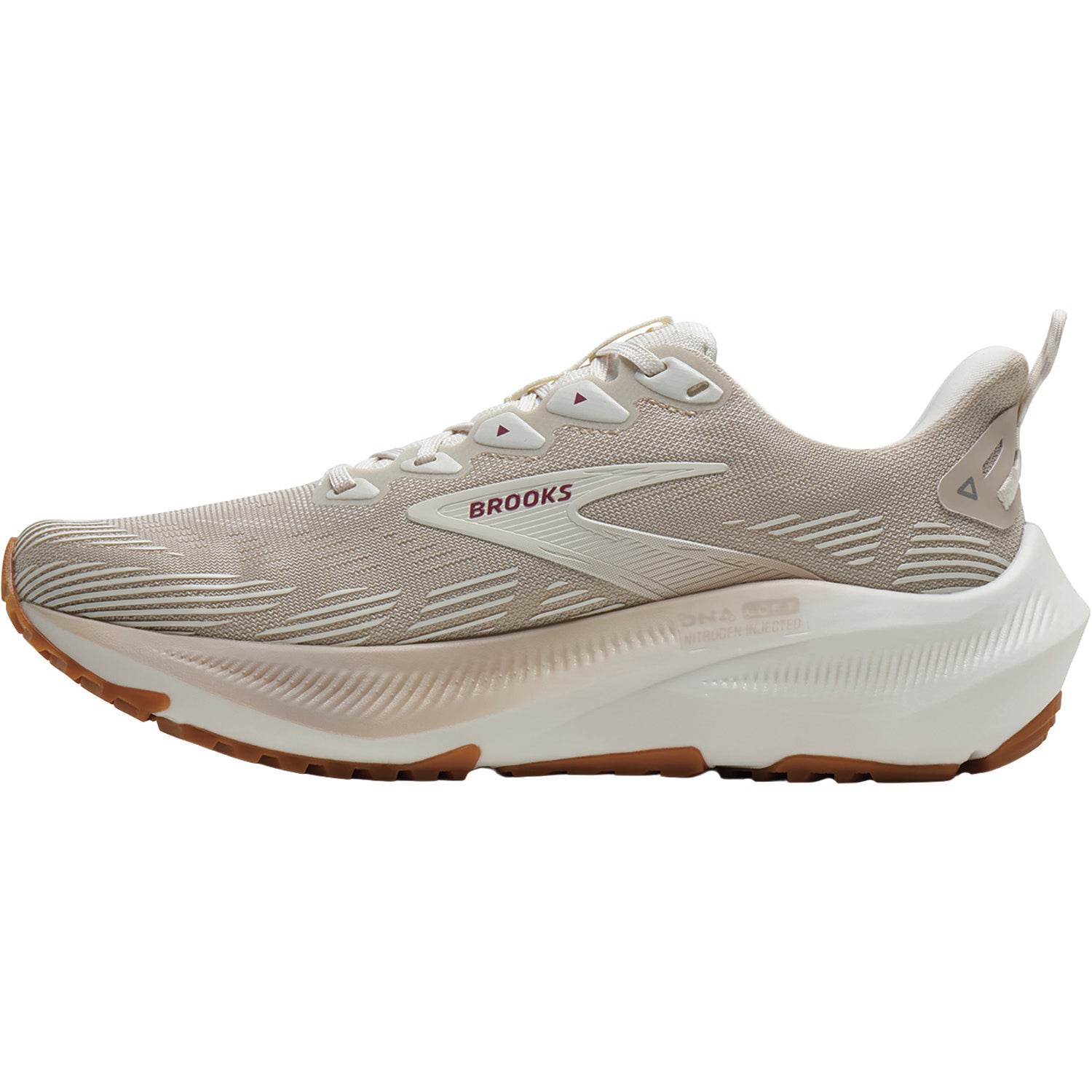 Womens Brooks Brooks Ghost Trail (Neutral Support) Women's Outdoor Trail Runnings Coconut/Chateau/Rose Coconut/Chateau/Rose