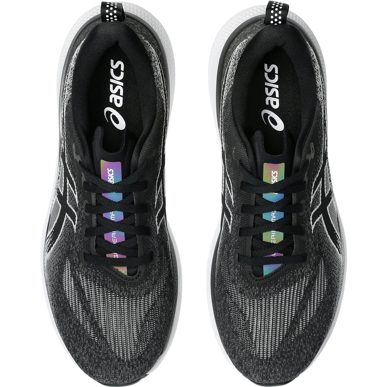 Mens Asics ASICS Glideride Max 2 (Neutral Support) Men's Athletic Shoes Black/White Black/White