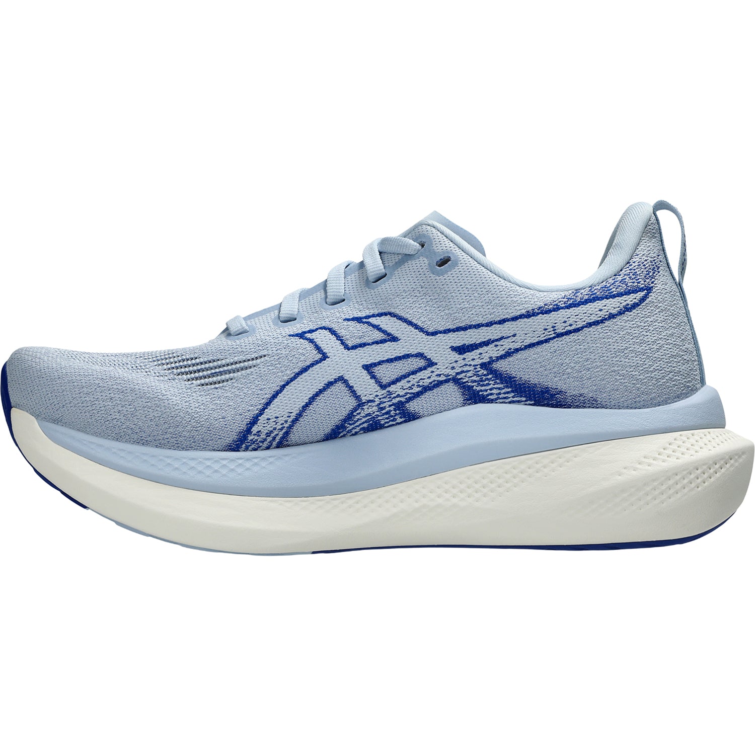 Womens Asics ASICS Glideride Max 2 Women's Athletic Shoes Solid Air/Prussian Blue (Neutral Support) Solid Air/Prussian Blue