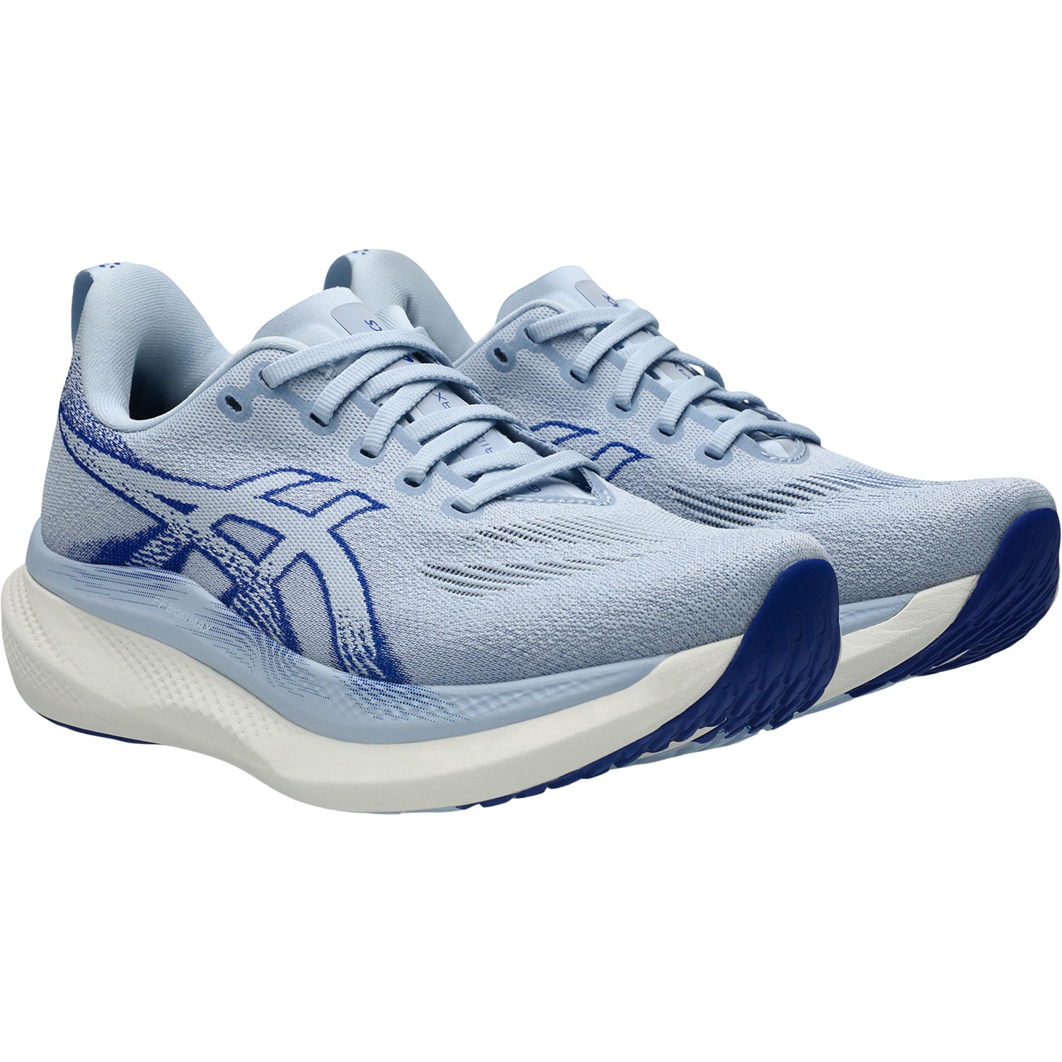 Womens Asics ASICS Glideride Max 2 Women's Athletic Shoes Solid Air/Prussian Blue (Neutral Support) Solid Air/Prussian Blue