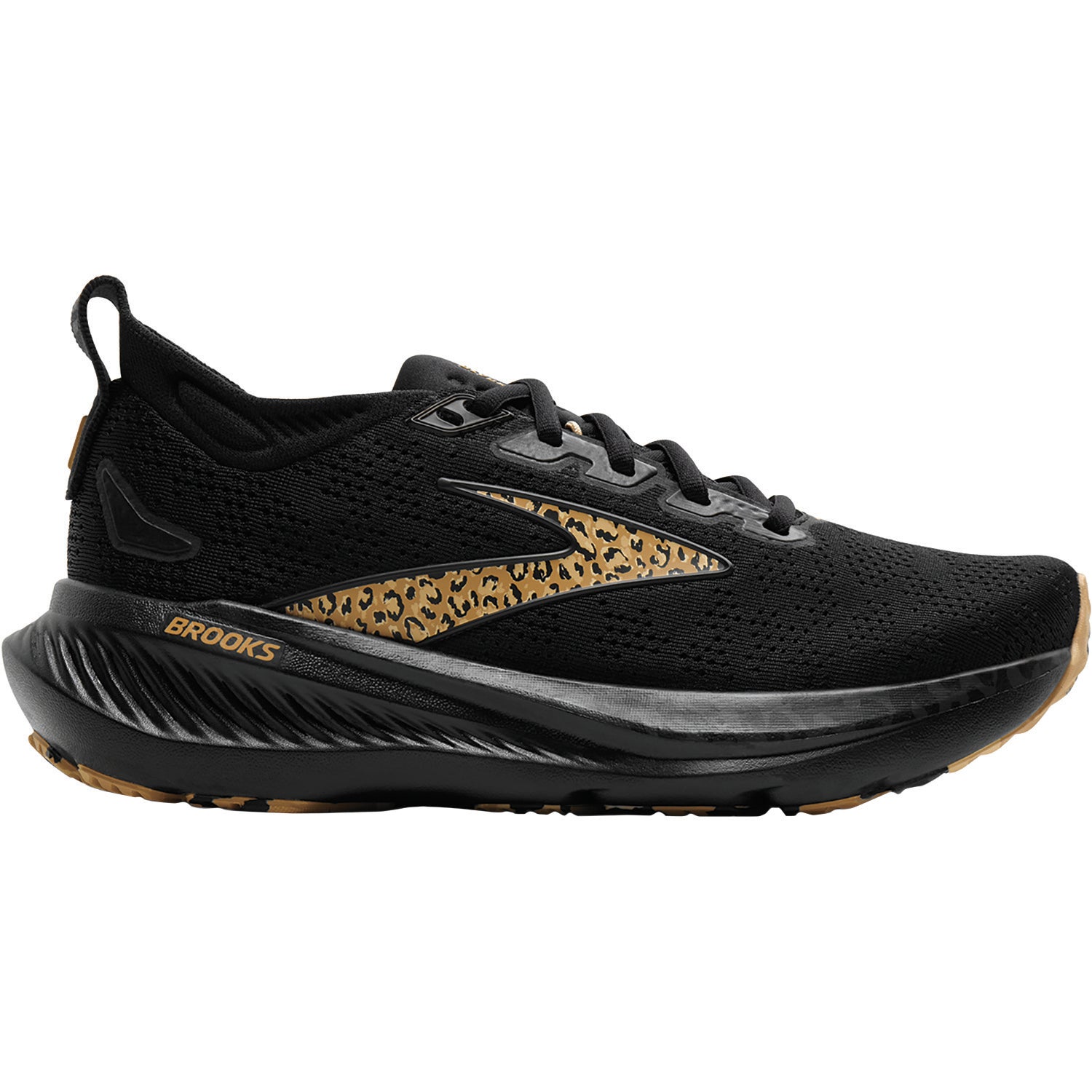 Womens Brooks Brooks Glycerin 23 Women's Athletic Shoes Black/Asphalt/Iced Coffee (Neutral Support) Black/Asphalt/Iced Coffee