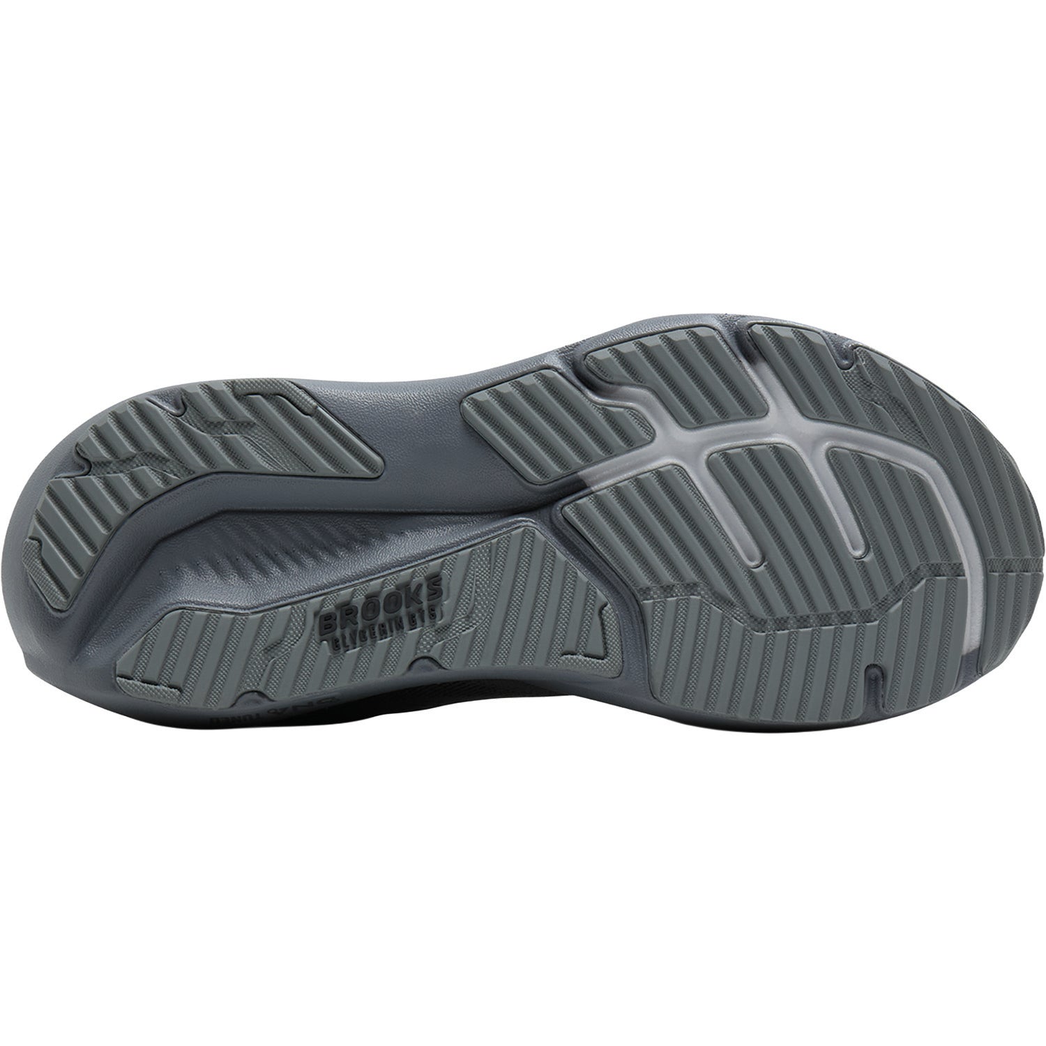 Mens Brooks Brooks Glycerin GTS 23 (Neutral Support) Men's Athletic Shoes Grey/Blackened Pearl Grey/Blackened Pearl