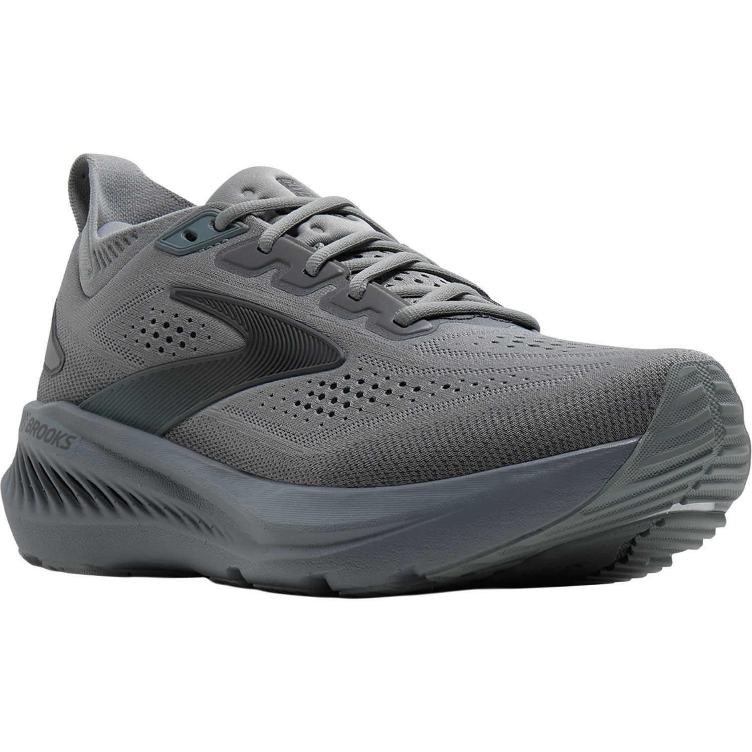 Mens Brooks Brooks Glycerin GTS 23 (Neutral Support) Men's Athletic Shoes Grey/Blackened Pearl Grey/Blackened Pearl