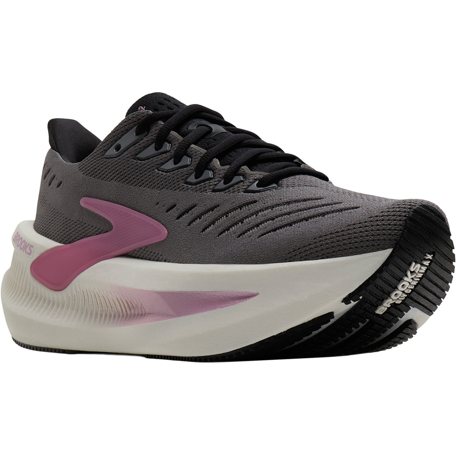 Womens Brooks Brooks Glycerin Max 2 (Neutral Support) Women's Athletic Shoes Grey/Coconut/Metallic Grey/Coconut/Metallic