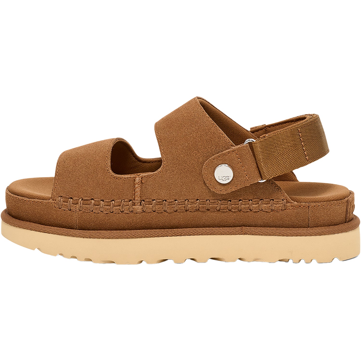 Womens Ugg UGG Goldenstar Glide Women's Slide Sandals Chestnut Chestnut