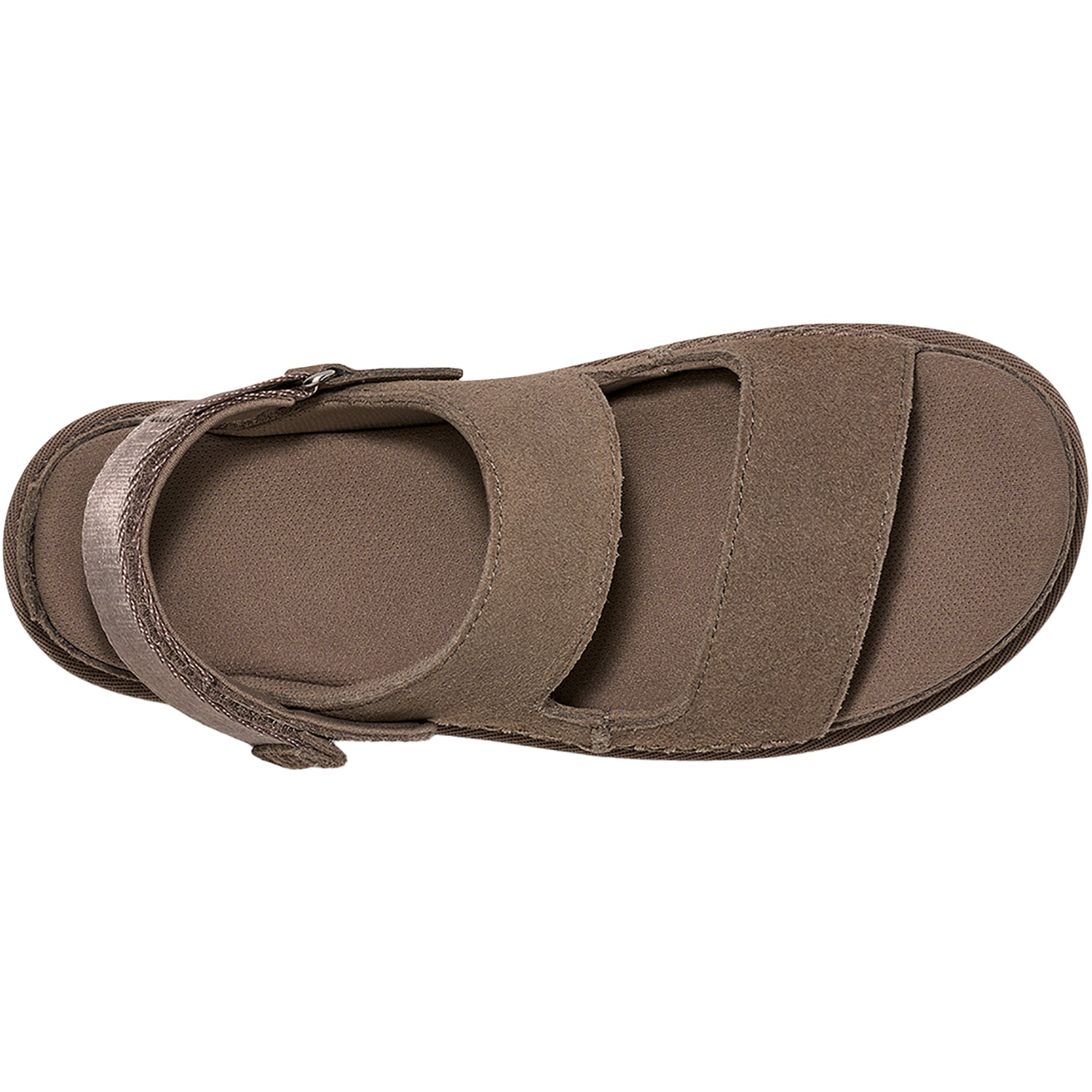 Womens Ugg UGG Goldenstar Glide Chestnut Women's Slide Sandals Smoke Plume Smoke Plume