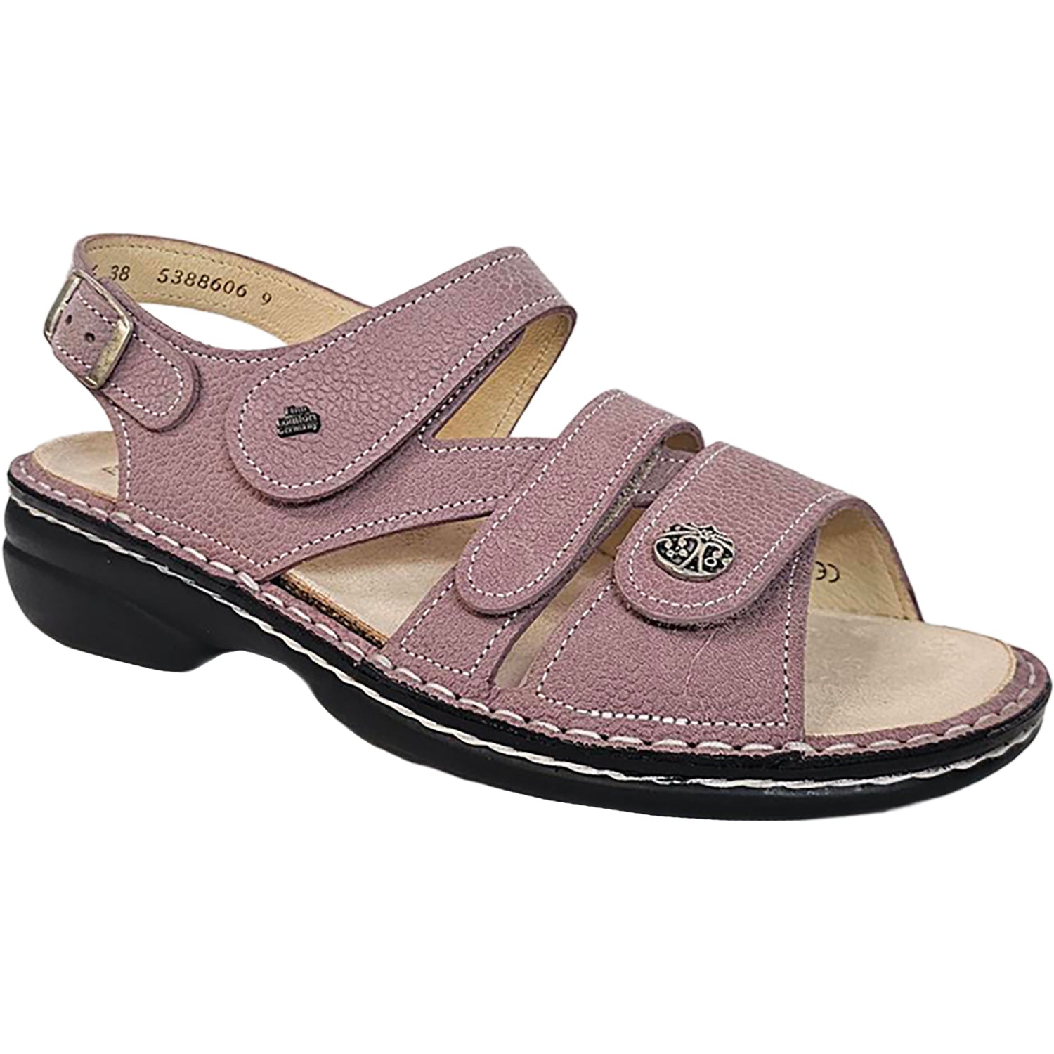 Womens Finn comfort Finn Comfort Gomera Soft Women's Sandals Rose Street Nubuck Rose Street Nubuck
