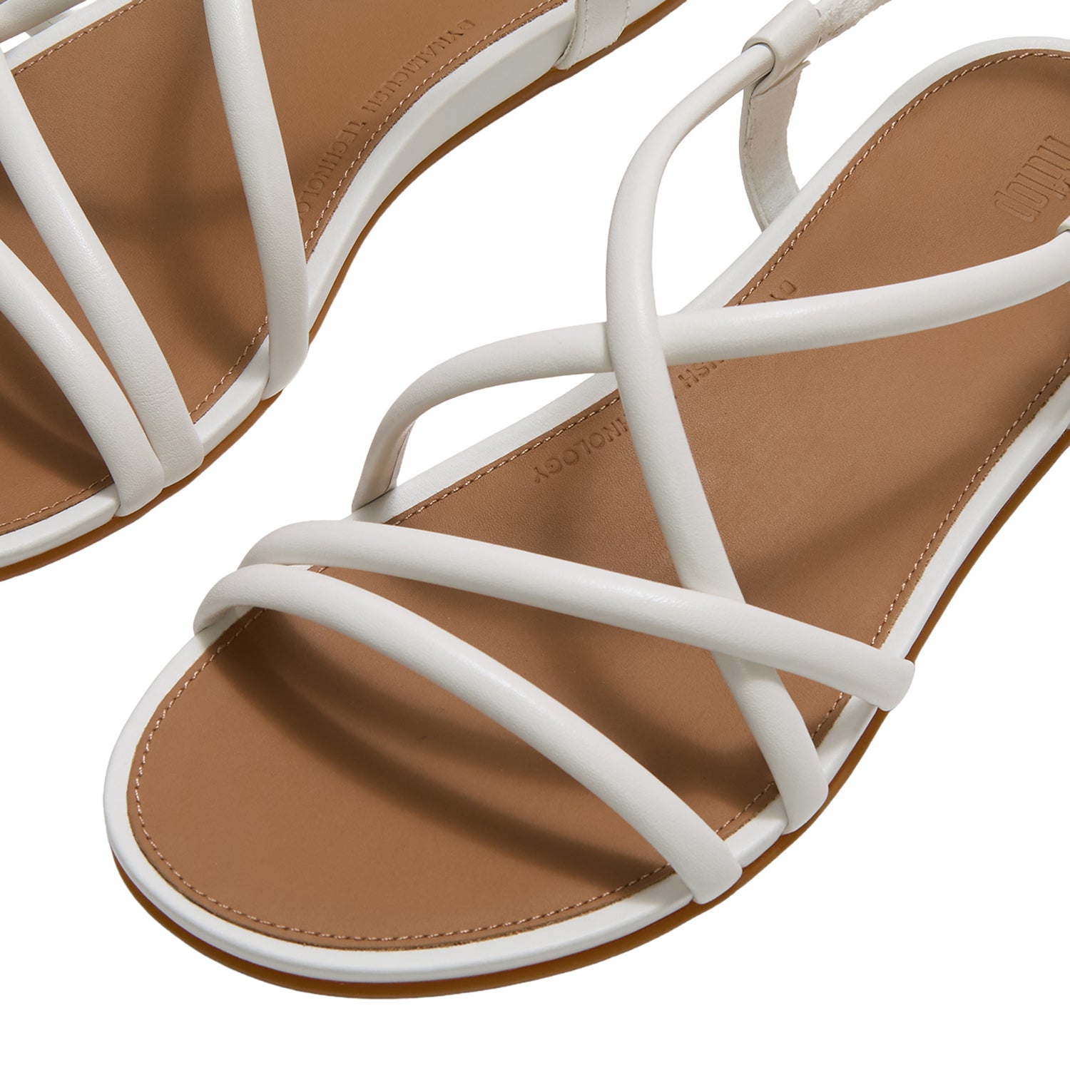 Womens Fit flop Fit Flop Gracie Women's Sandals White Leather White Leather