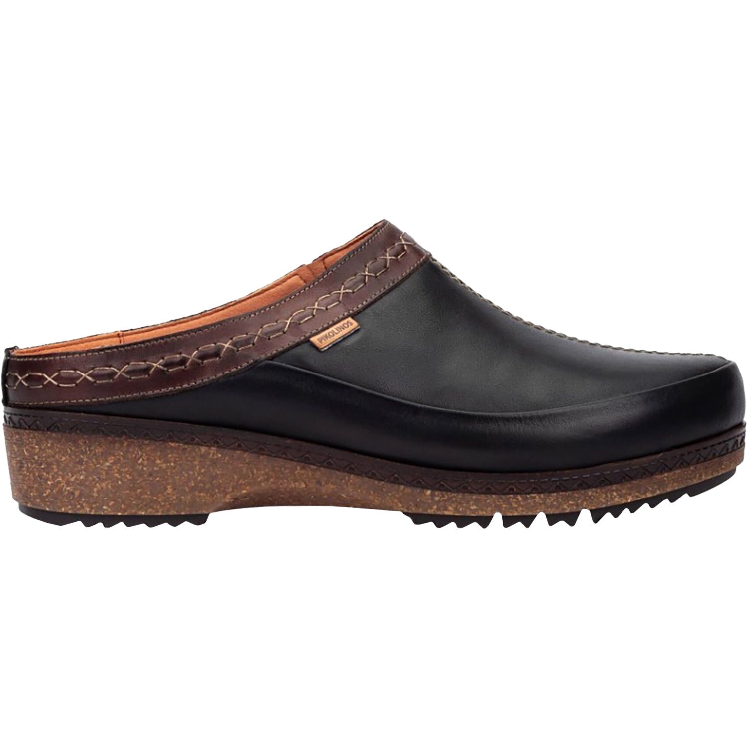 Womens Pikolinos Pikolinos Granada W0W-3922C1 Women's Open Back Clogs Black Leather Black Leather