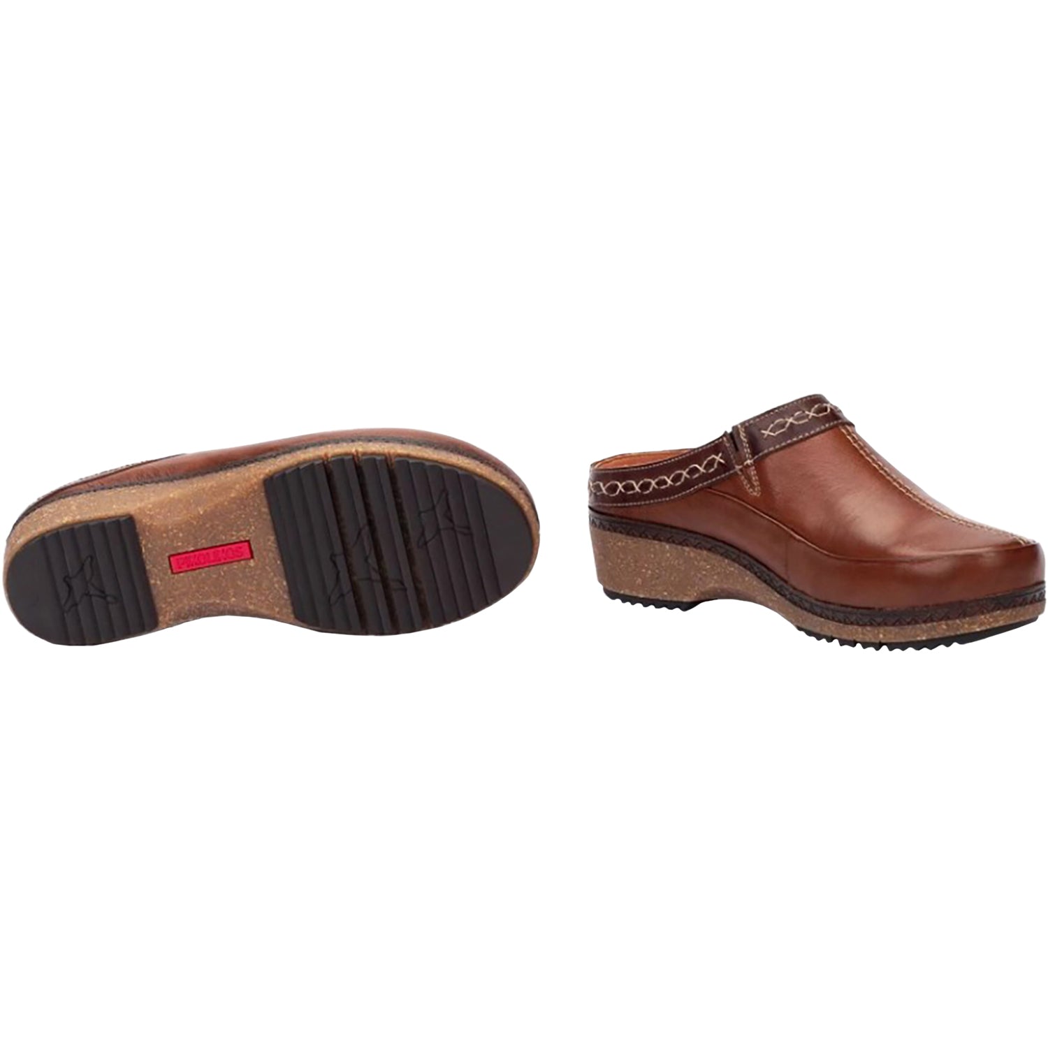 Womens Pikolinos Pikolinos Granada W0W-3922C1 Women's Open Back Clogs Cuero Leather Cuero Leather