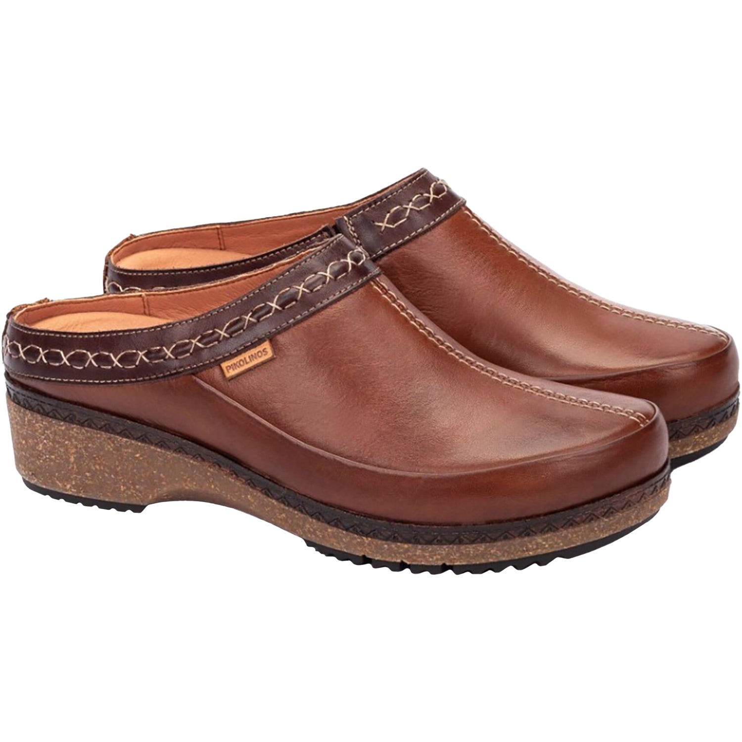 Womens Pikolinos Pikolinos Granada W0W-3922C1 Women's Open Back Clogs Cuero Leather Cuero Leather