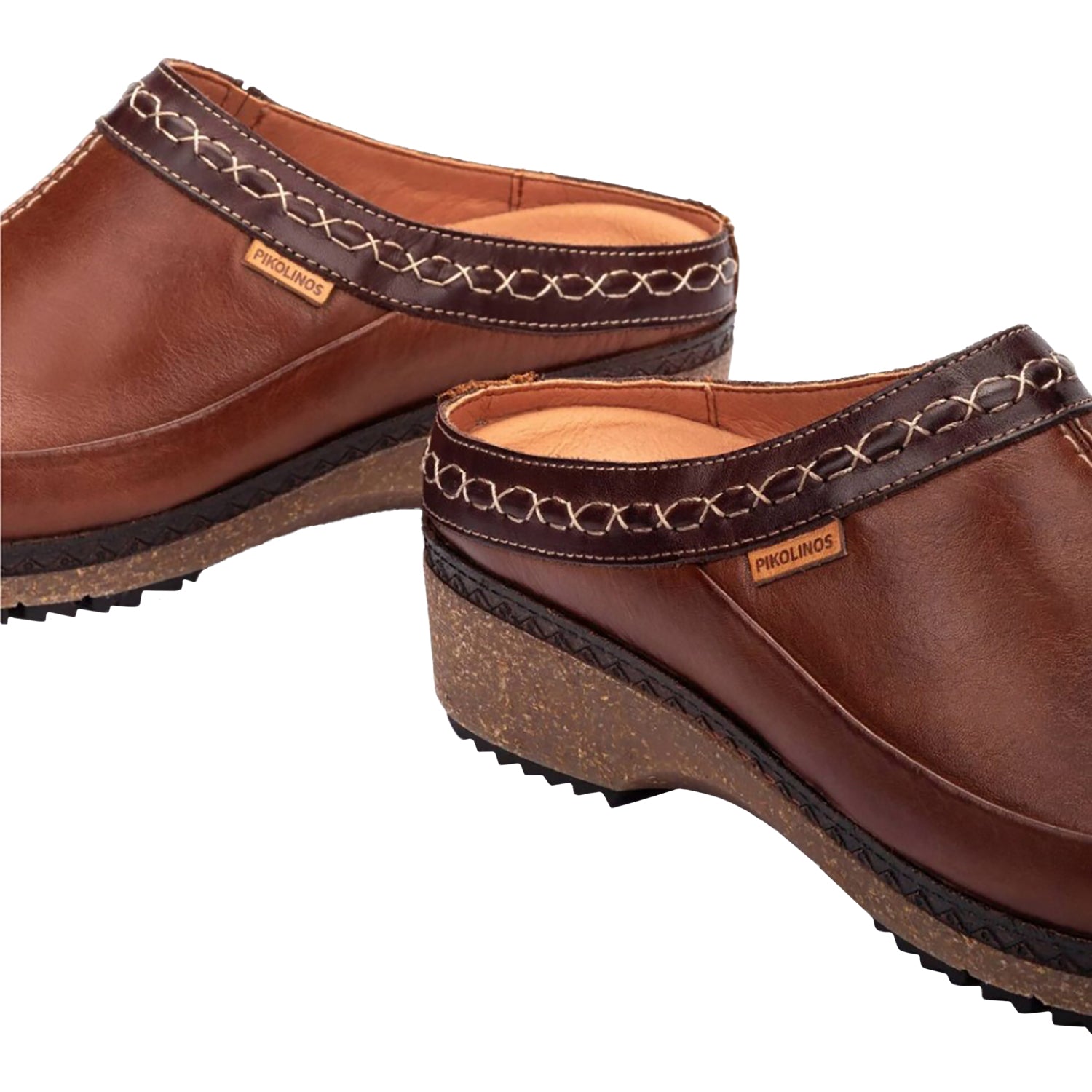 Womens Pikolinos Pikolinos Granada W0W-3922C1 Women's Open Back Clogs Cuero Leather Cuero Leather