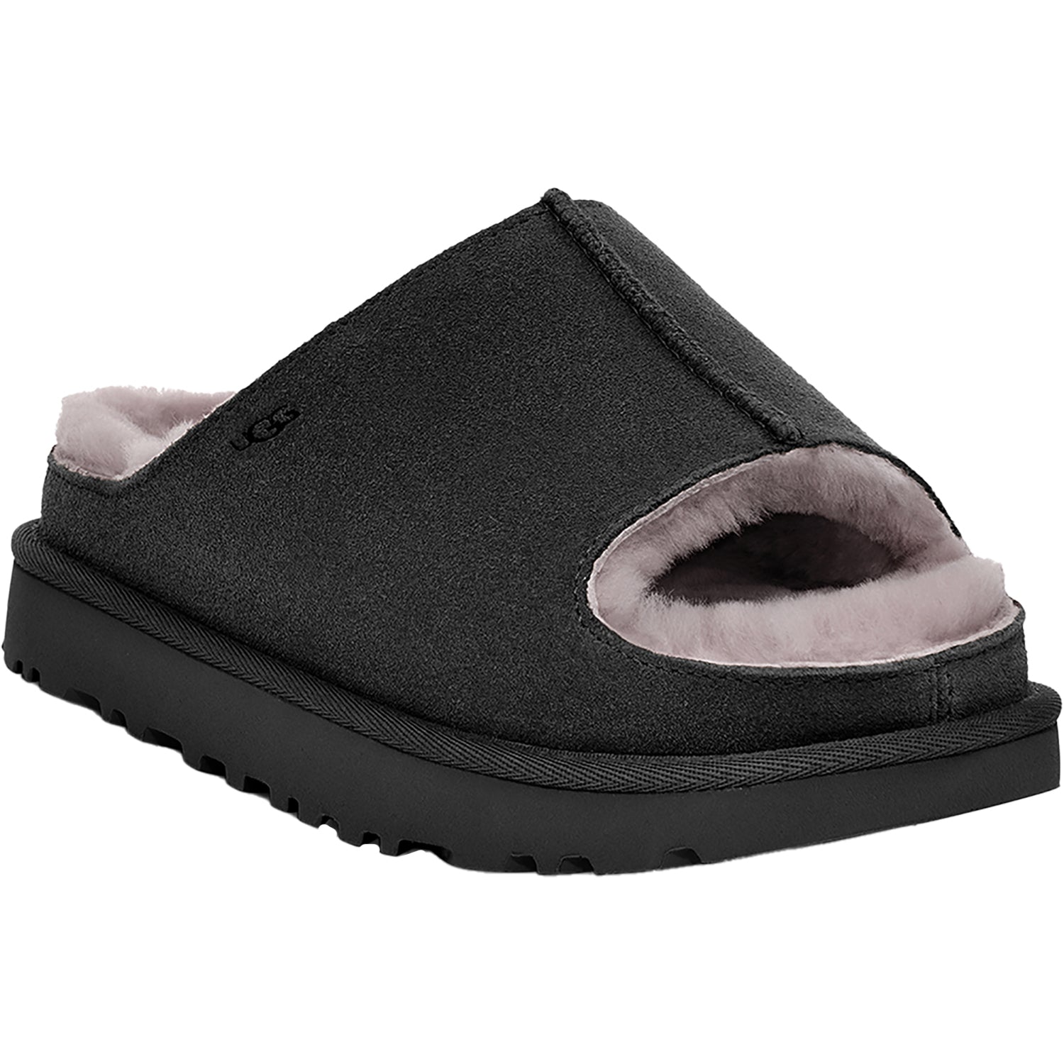 Womens Ugg UGG Greenport Slide Women's Slippers Black Black