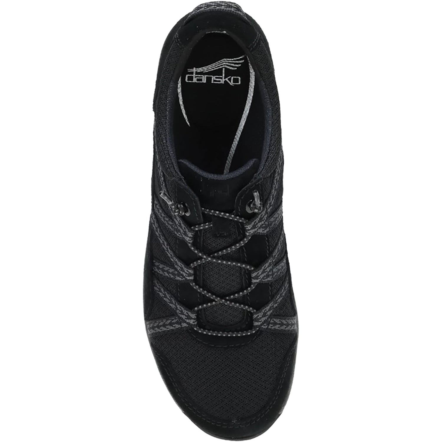 Womens Dansko Dansko Harlyn Women's Sneakers Black/Black Suede Black/Black Suede