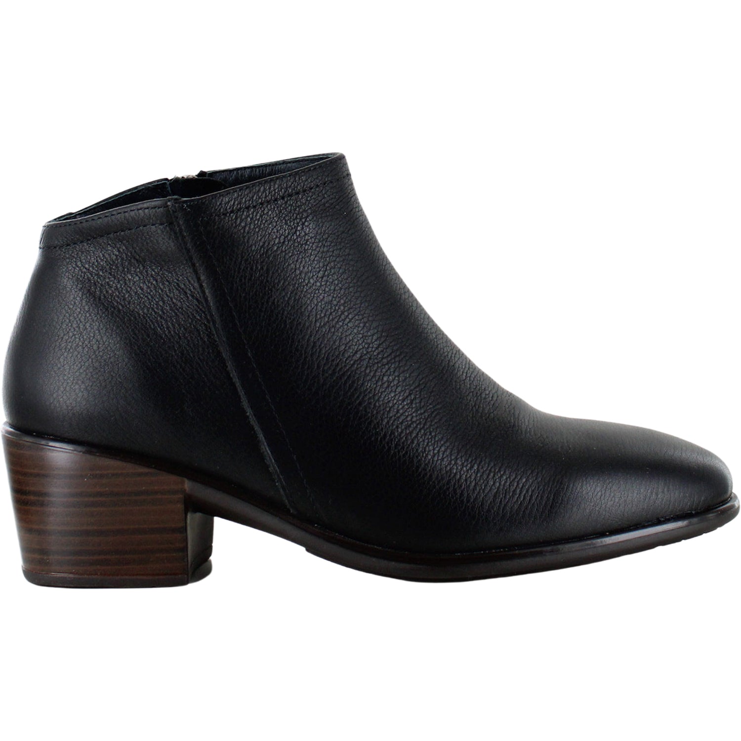 Womens Naot Naot Heir Women's Boots Black Water Resistant Leather Black Water Resistant Leather