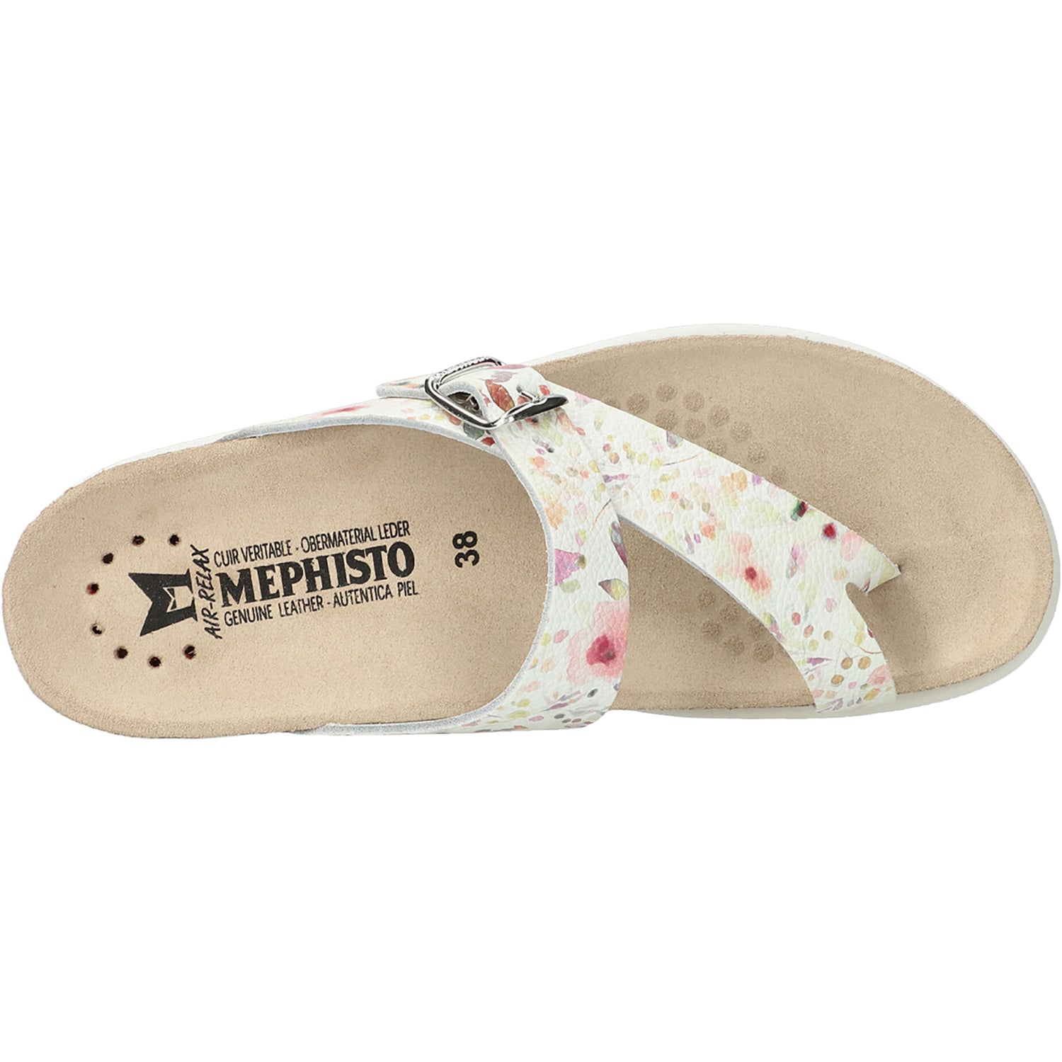 Womens Mephisto Mephisto Helen Women's Sandals Thong Sandals Multicolor Sandflower Multicolor Sandflower