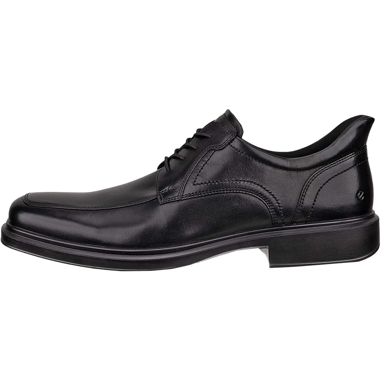 Mens Ecco Men's ECCO Helsinki 2.0 Easy Slip Apron Toe Tie Black Black