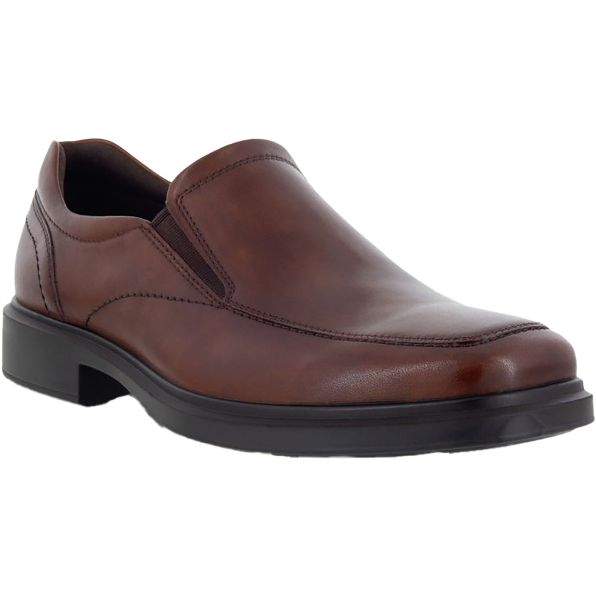Men's Ecco Helsinki 2.0 Apron Toe Slip-On Cognac Leather – Footwear etc.